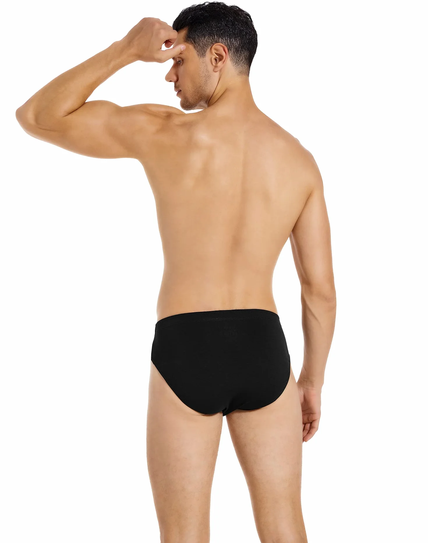 INNERSY Majtki męskie, miękkie majtki, oddychające, sportowe, basic, 4 sztuki w opakowaniu
