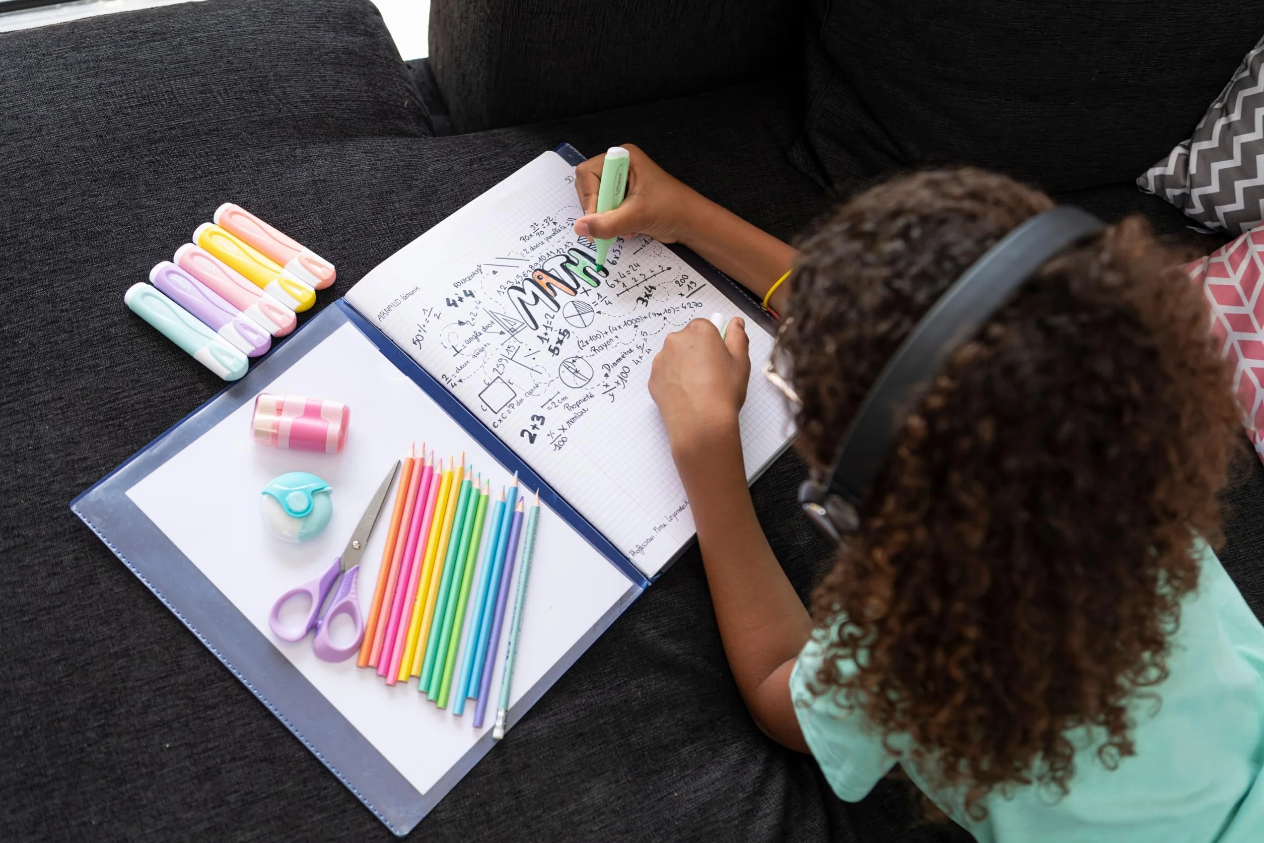 Maped - 4 pastelowe zakreślacze do zaznaczania tekstów - Długotrwała końcówka do zaznaczania tekstów do użytku szkolnego i profesjonalnego