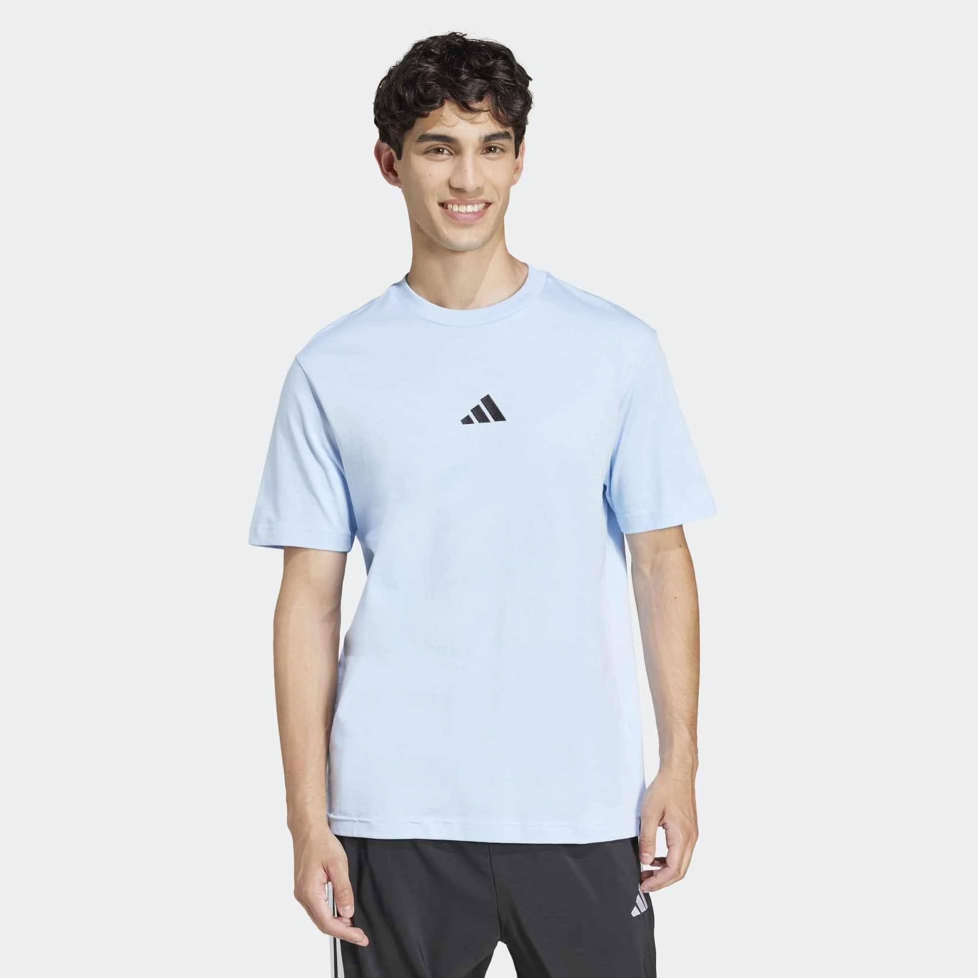adidas Koszulka Mężczyźni ESSENTIALS SMALL LOGO SINGLE JERSEY TEE