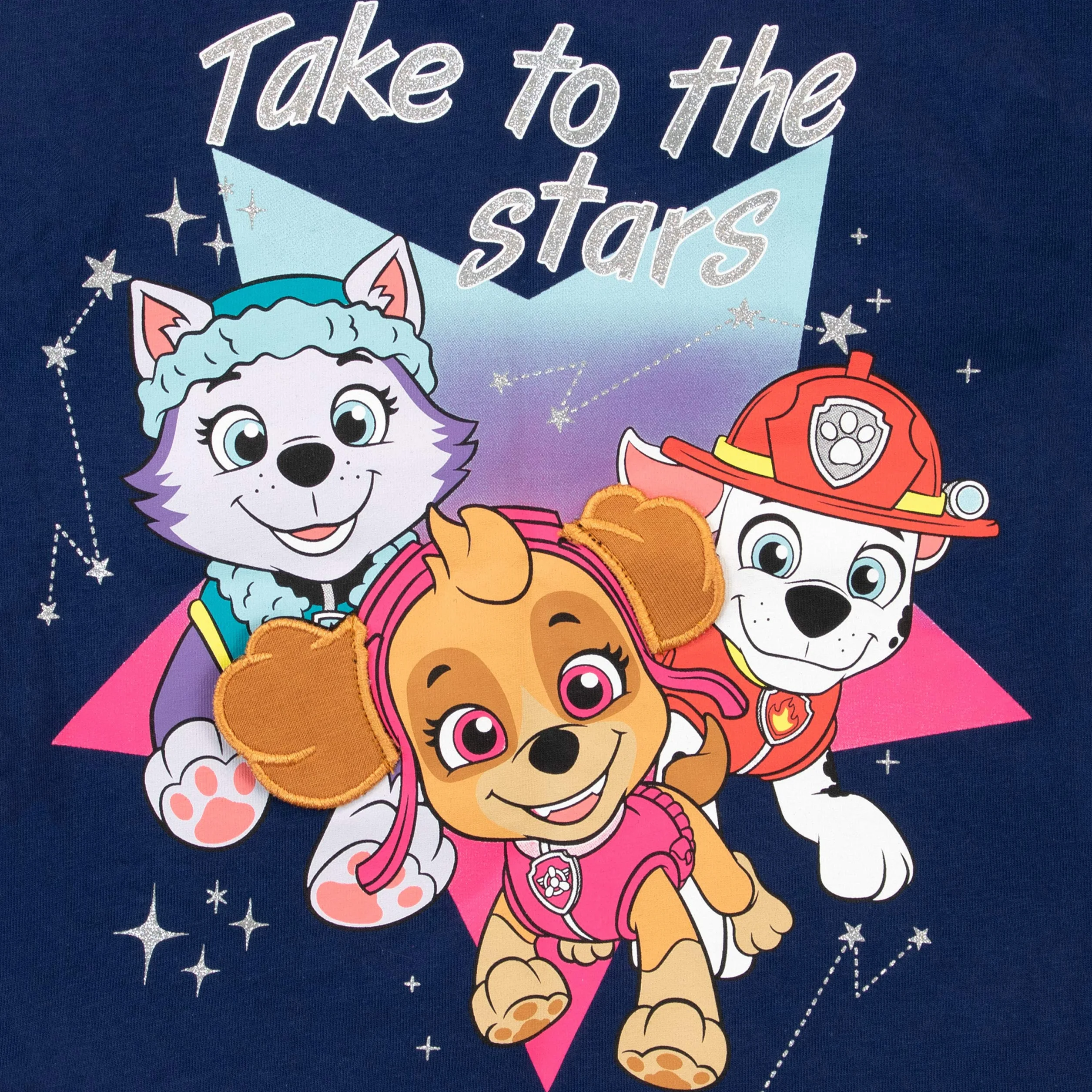 Paw Patrol Dziewczęca piżama Skye i Everest