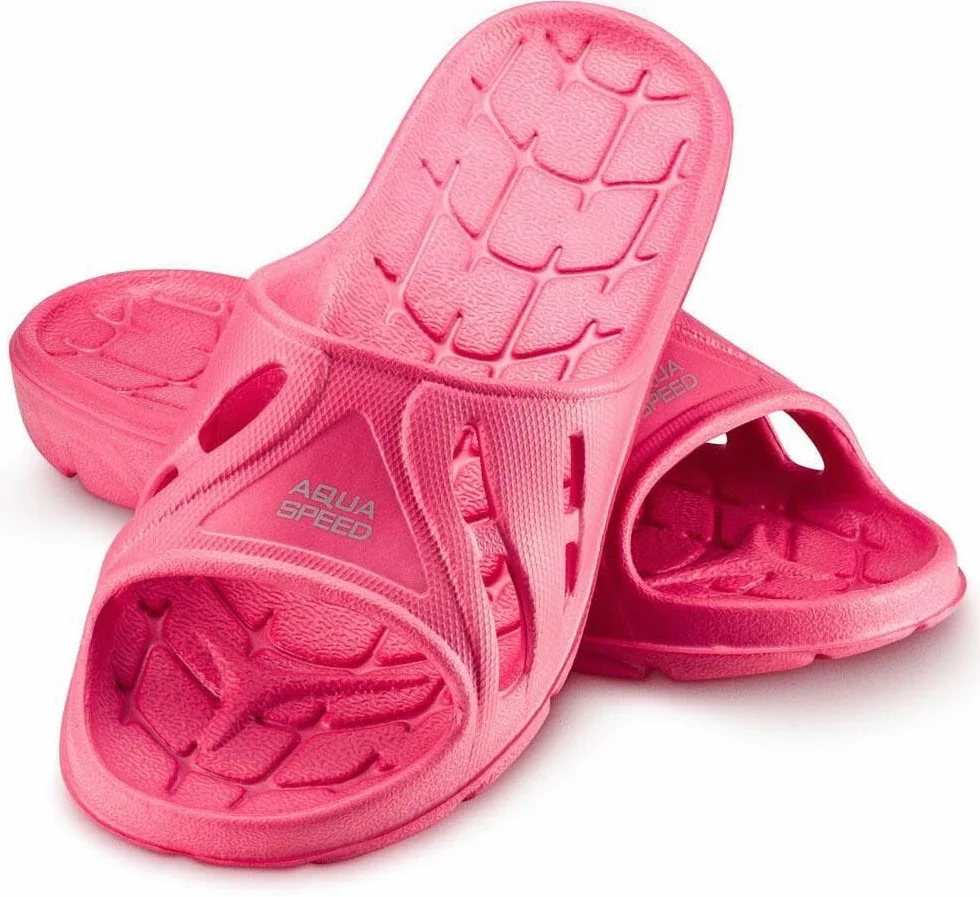AQUA-SPEED KLAPKI BASENOWE JUNIOR ALABAMA PINK KOLOR RÓŻOWY ROZMIAR 33
