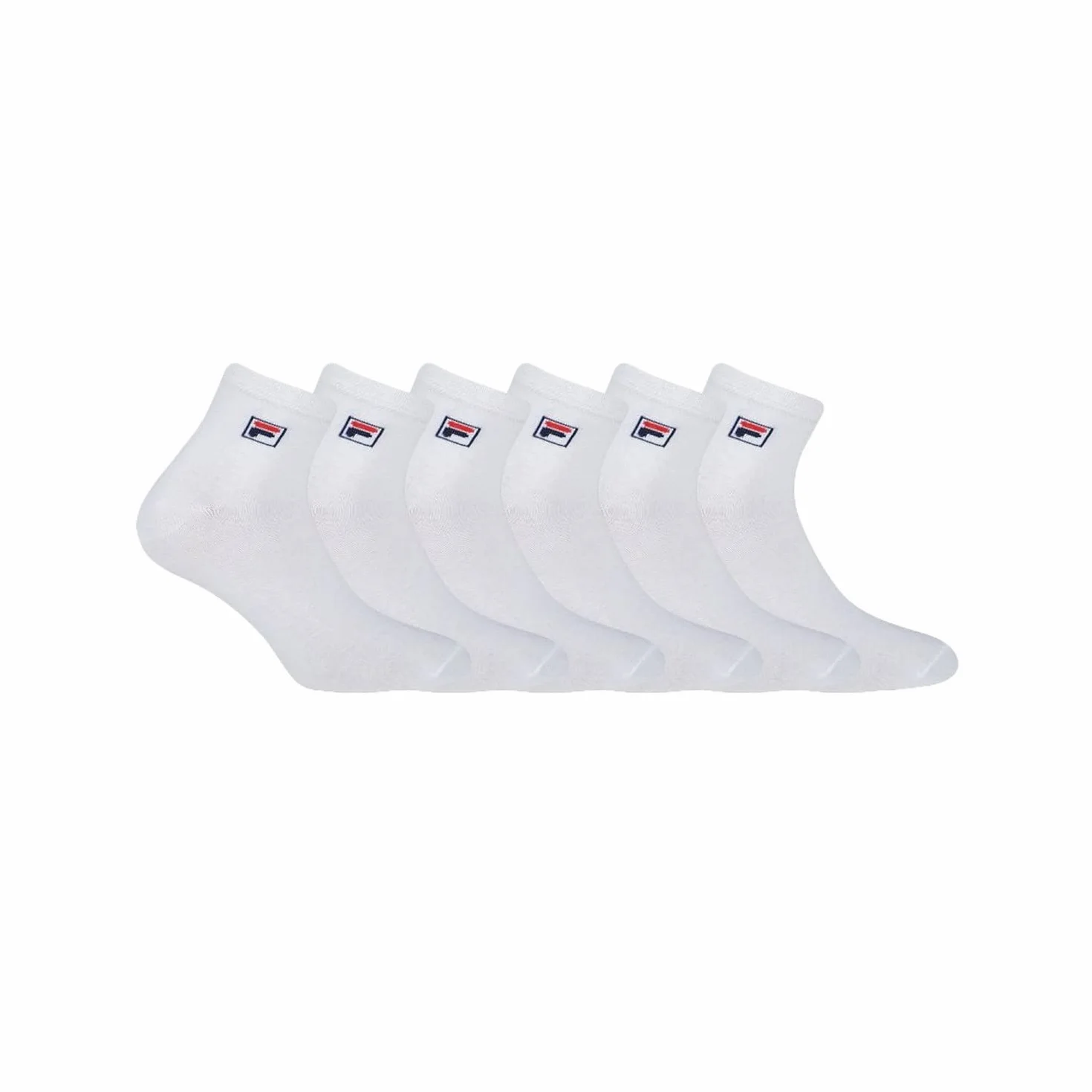 FILA Skarpety sportowe (zestaw 6) męskie, Biały (Biały B1 - Bl), 39-42 EU
