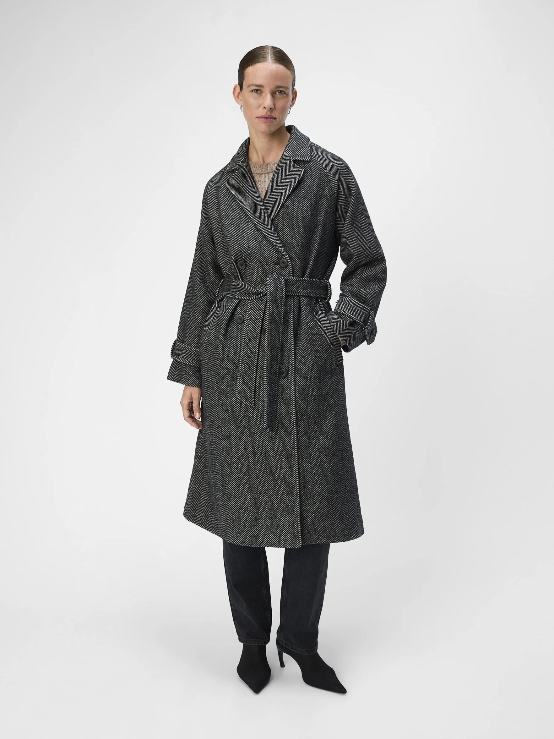 Object trencz Kobiety Objkeily L/S Coat Noos
