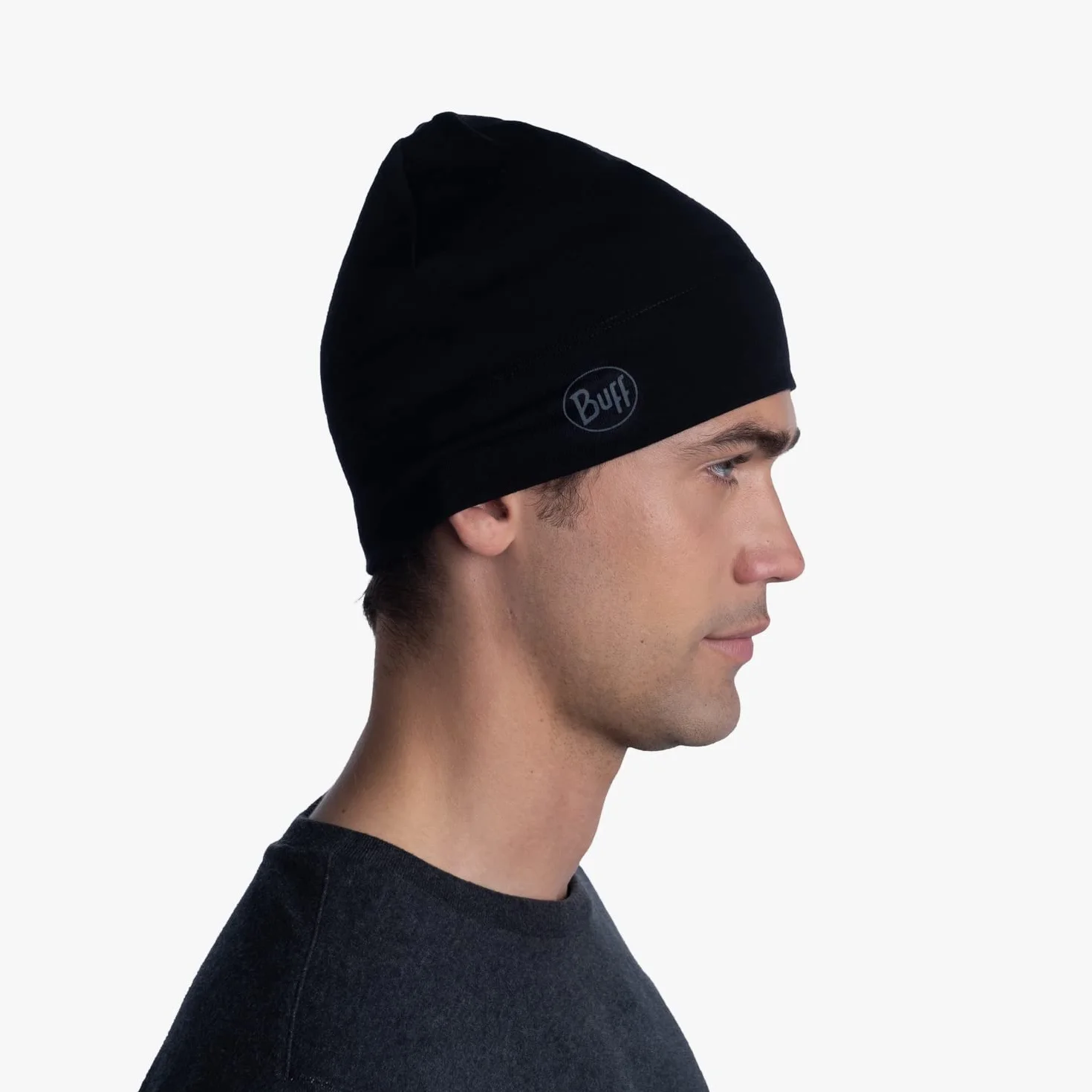 Buff Czapka Merino Midweight Beanie Black