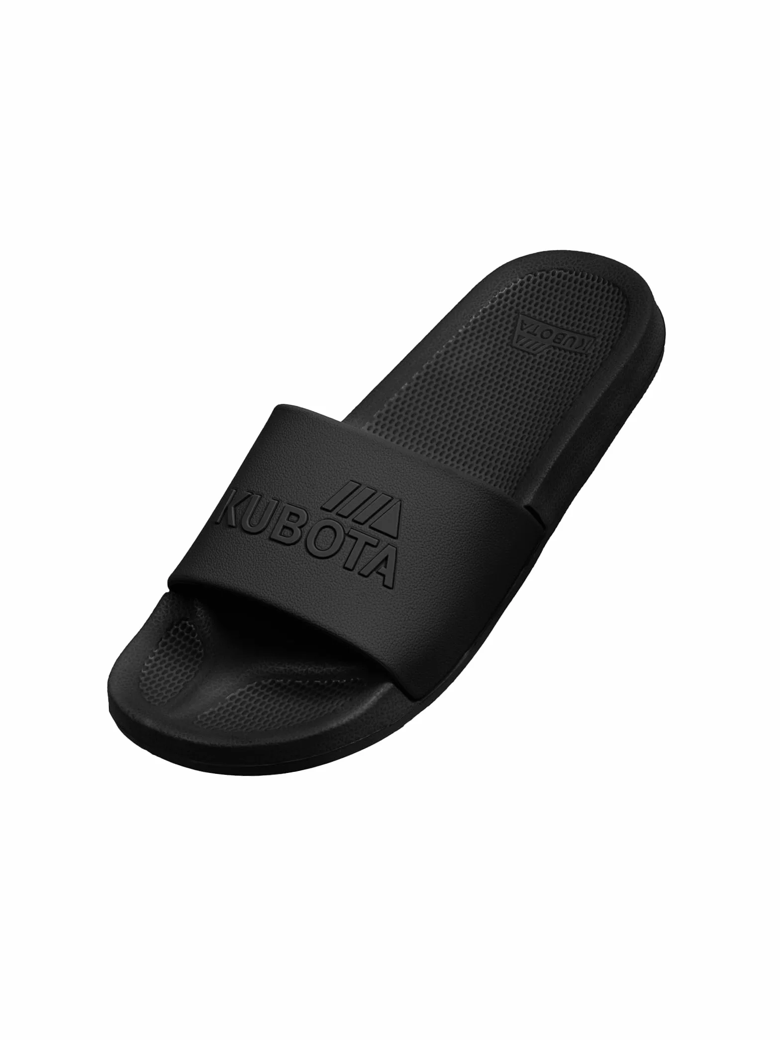 Kubota Klapki Basenowe Meskie - Klapki Kubota Basic - Klapki Sportowe Antypoślizgowe Gumowe Na Basen - Czarne 43