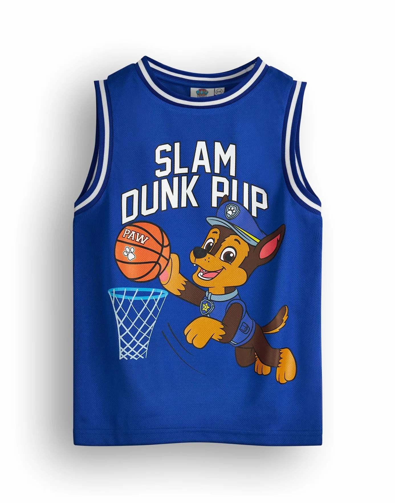 Paw Patrol Chłopięce Zestawy Koszulki i Spodenki Do Koszykówki | Dziecięcy dwuczęściowy strój sportowy Slam Dunk Pup | Zestaw pasujący dla dzieci