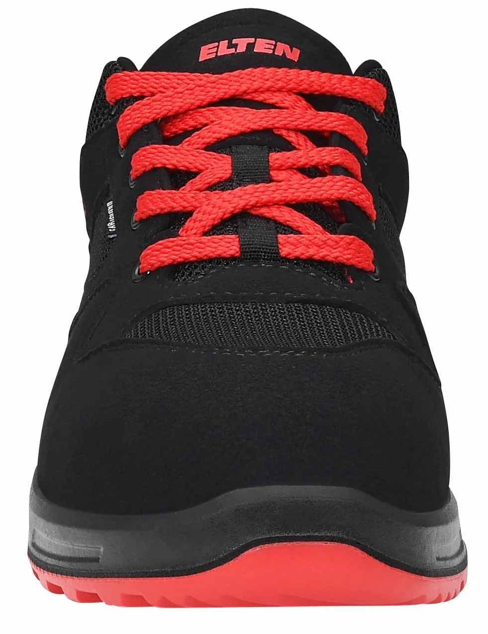 ELTEN ELTEN Sicherheitsschuhe LAKERS XXT Low ESD S1P, Damen, Herren, sportlich, leicht, schwarz/rot, Kunststoffkappe - trampki bezpieczeństwa Uniseks