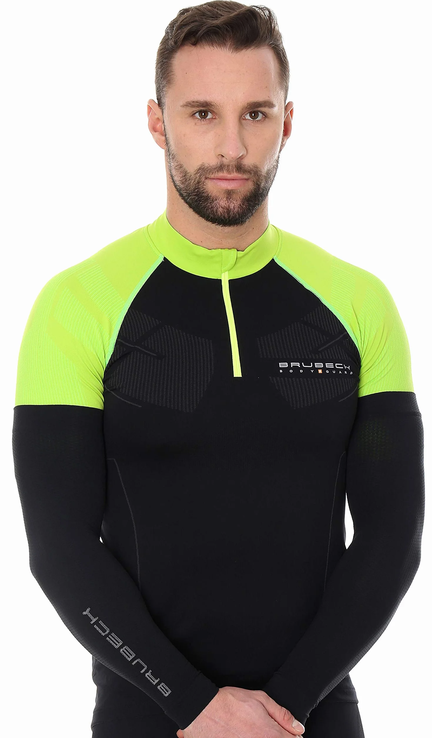 BRUBECK Rękawy, ochrona przed zimnem, jazda na rowerze, sport, bieganie, struktura 3D, SB10060