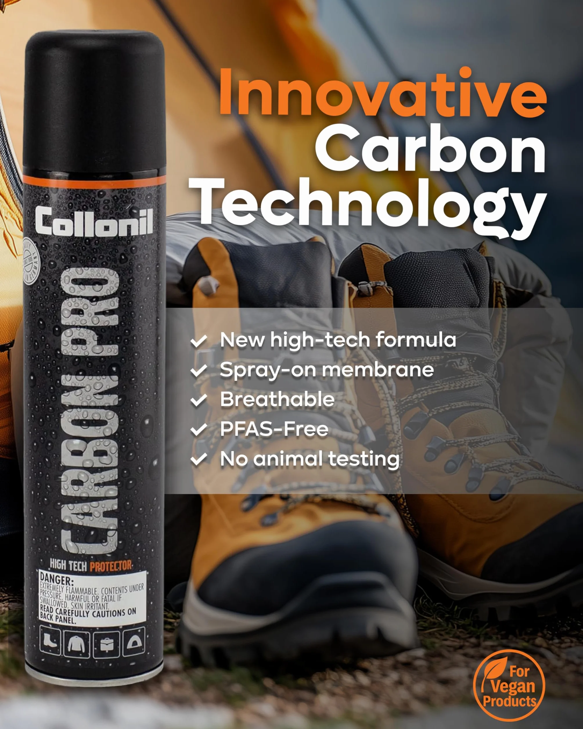 Collonil Carbon Pro Pasta do Butów i Produkty do Pielęgnacji, Bezbarwny, 300 ml