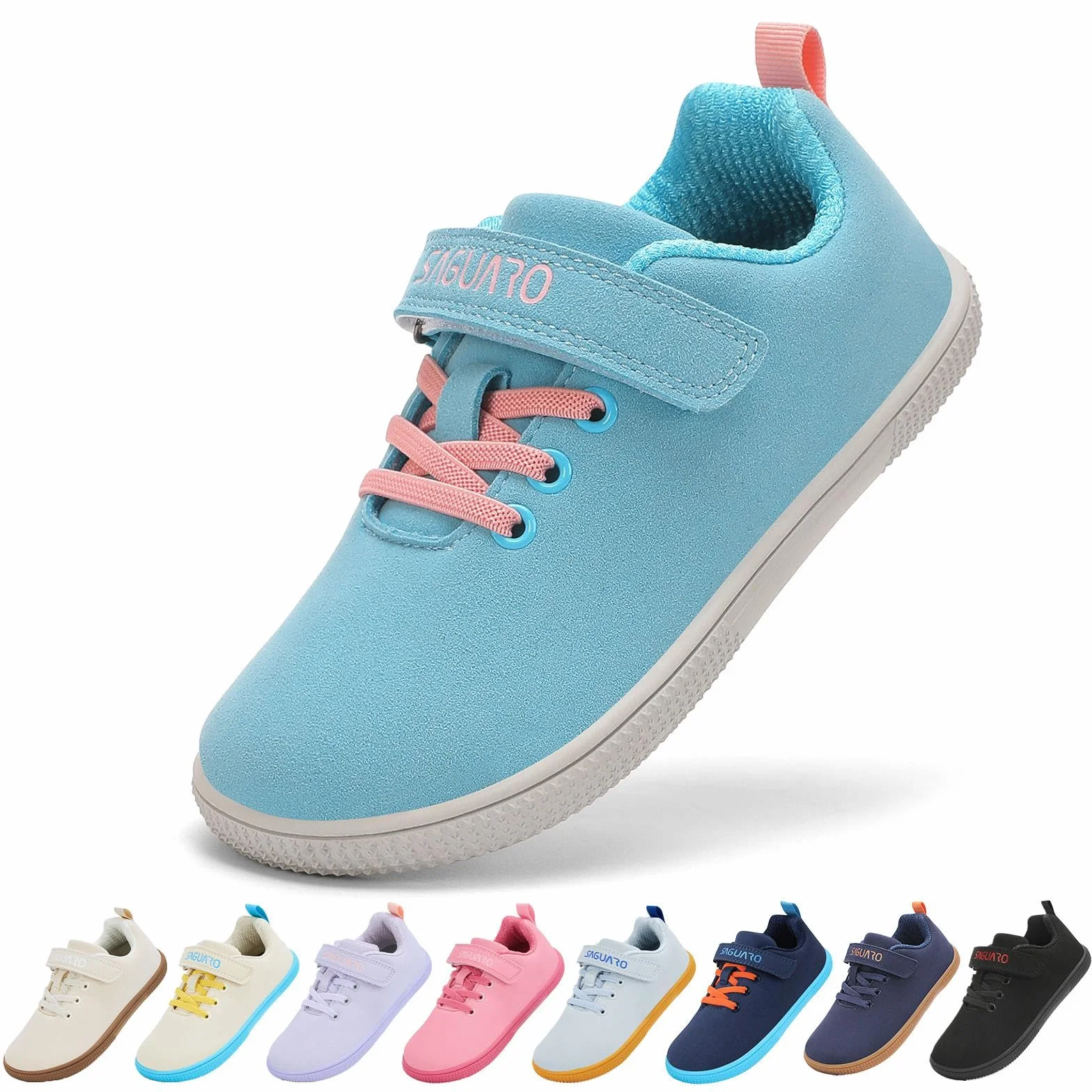 SAGUARO Buty do chodzenia boso dziecięce buty typu sneakers Outdoor szerokie buty halowe buty dziecięce rozm. 25-36