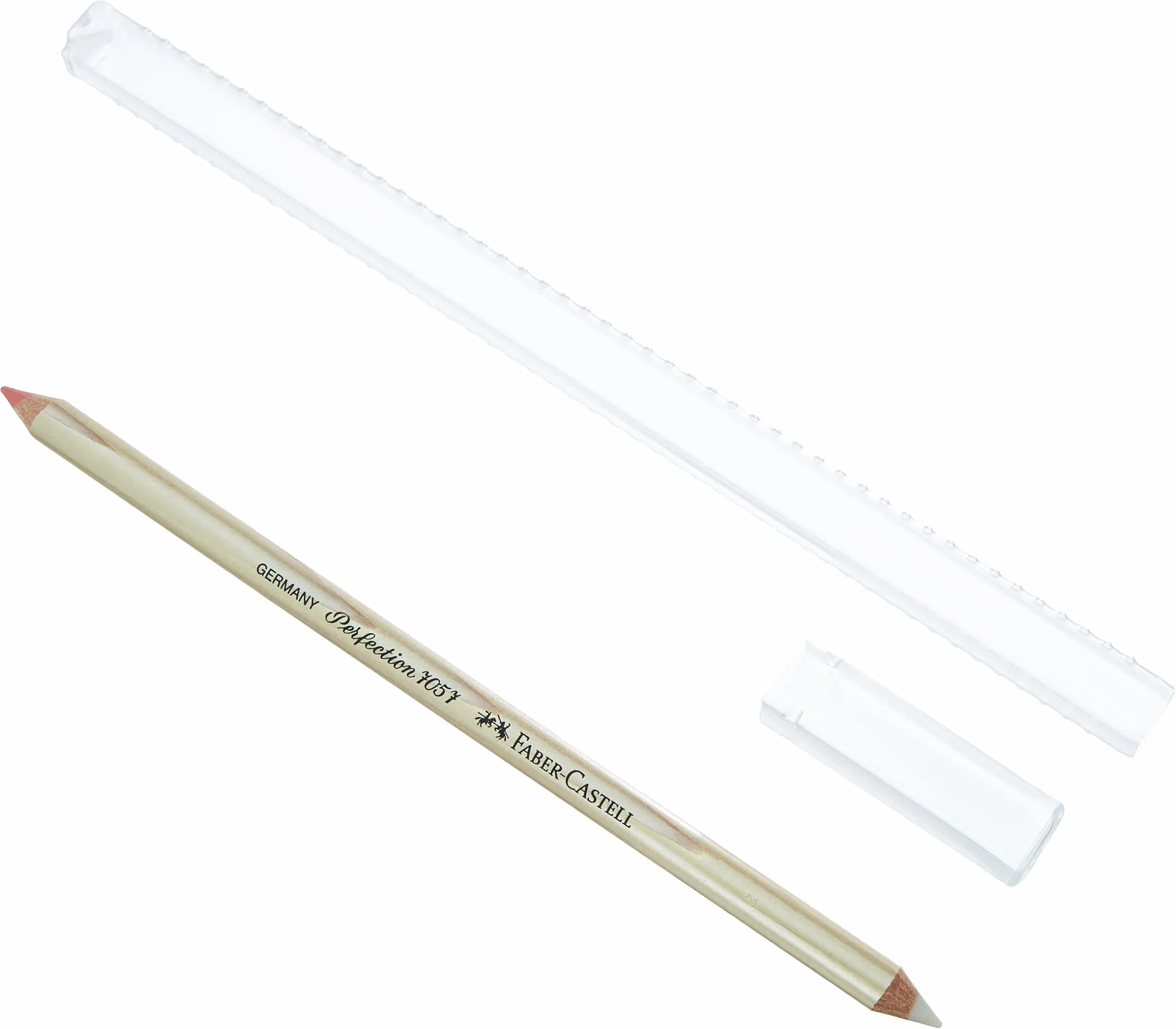 Faber-Castell 185712 Gumka do Zmazywania, Srebrny, 17.3 x 0.7 x 0.7 cm