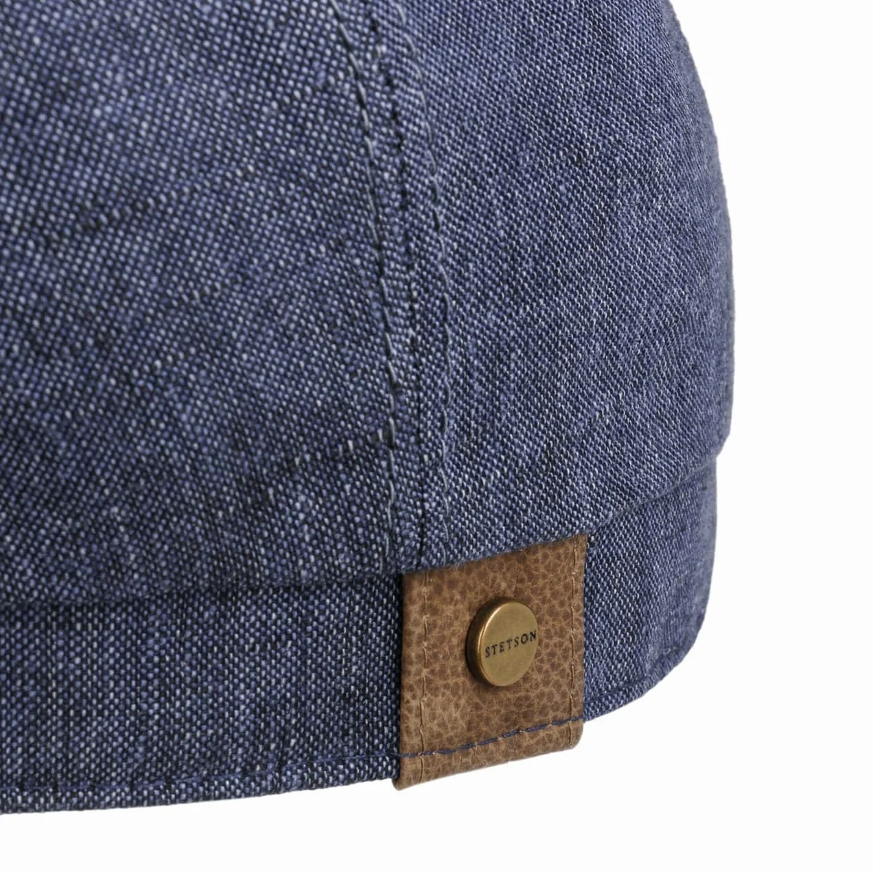Stetson Kaszkiet Lniany HatterasKobiety/Mężczyźni - Made in the EU newsboy cap czapka z lnu daszkiem daszkiem, podszewką wiosna-lato Lato