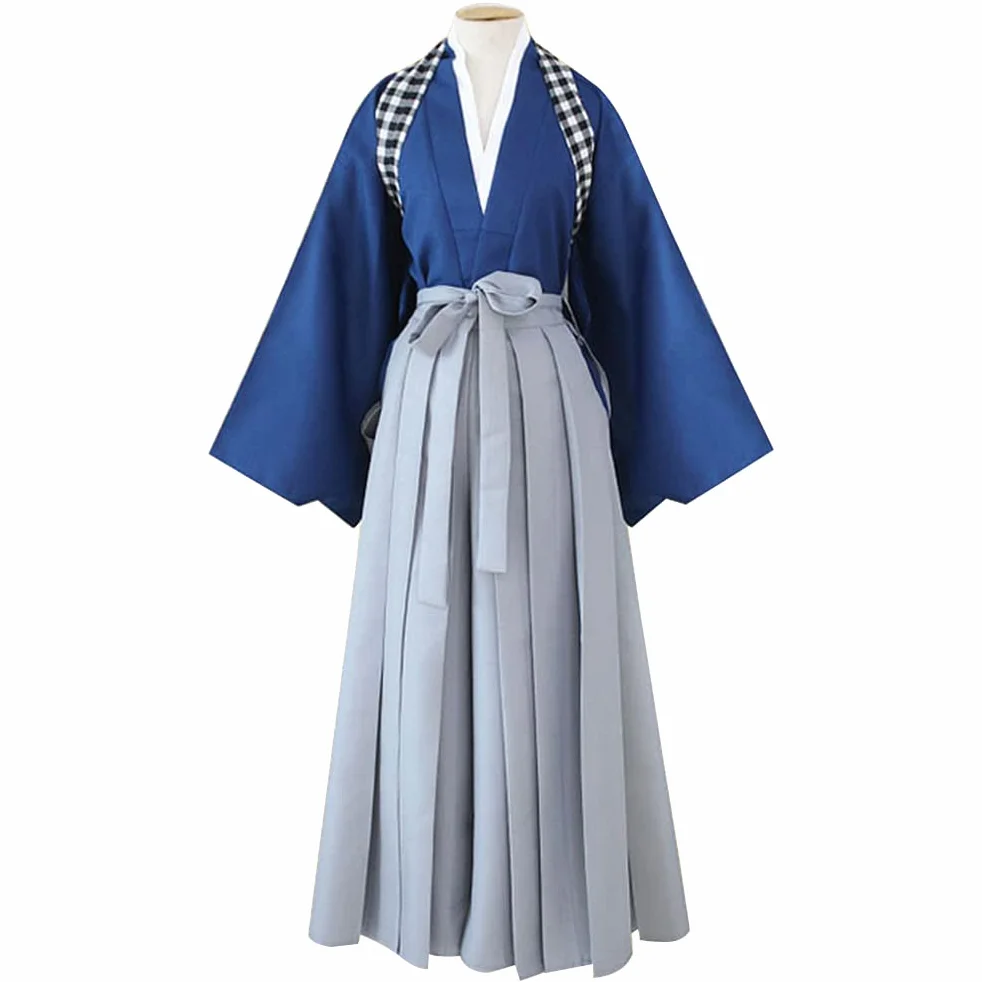 Unisex Kendo Hakama Aikido Japońskie Tradycyjne Kimono Samuraj Wojownik Sztuki Walki Uniform Spodnie Strój