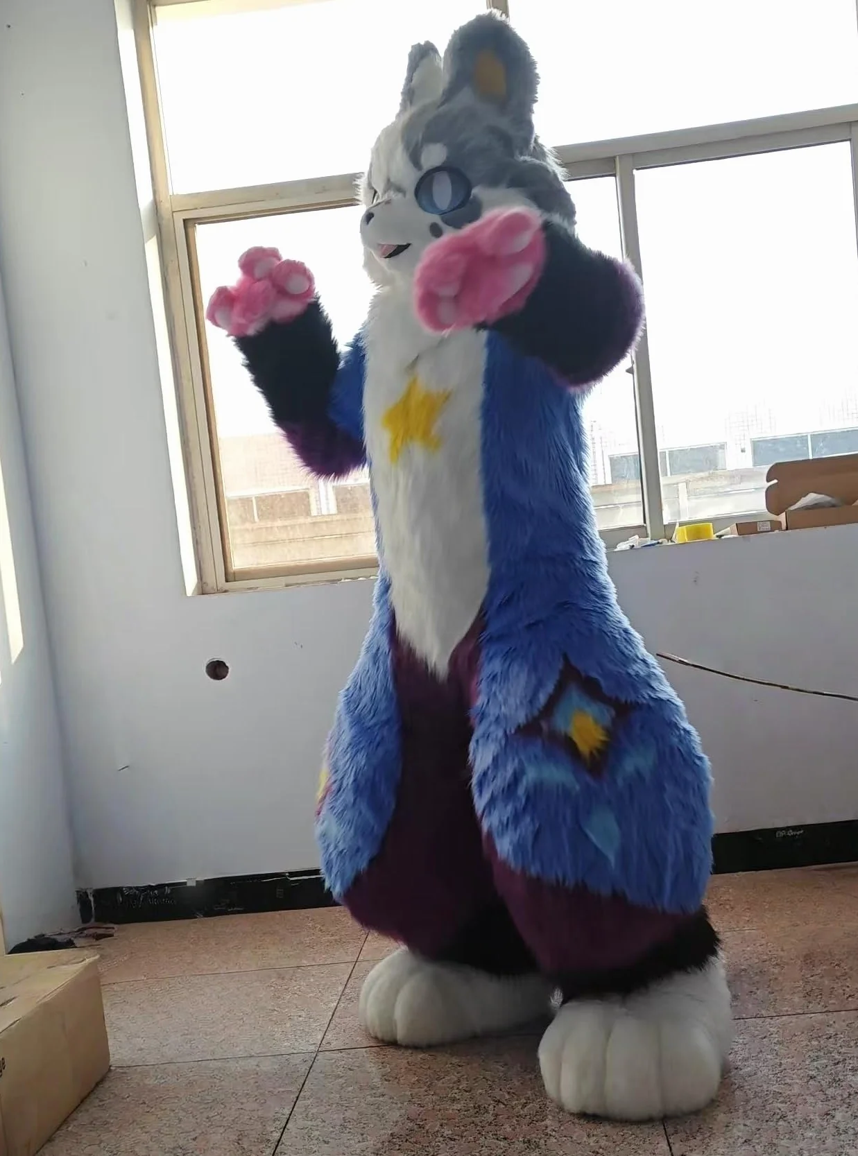 Furry Fursuit Łapy Stopy Buty Slip-On Śliczne Cosplay dla komiksów Konwencje Anime Spotkania Halloween Imprezy kostiumowe