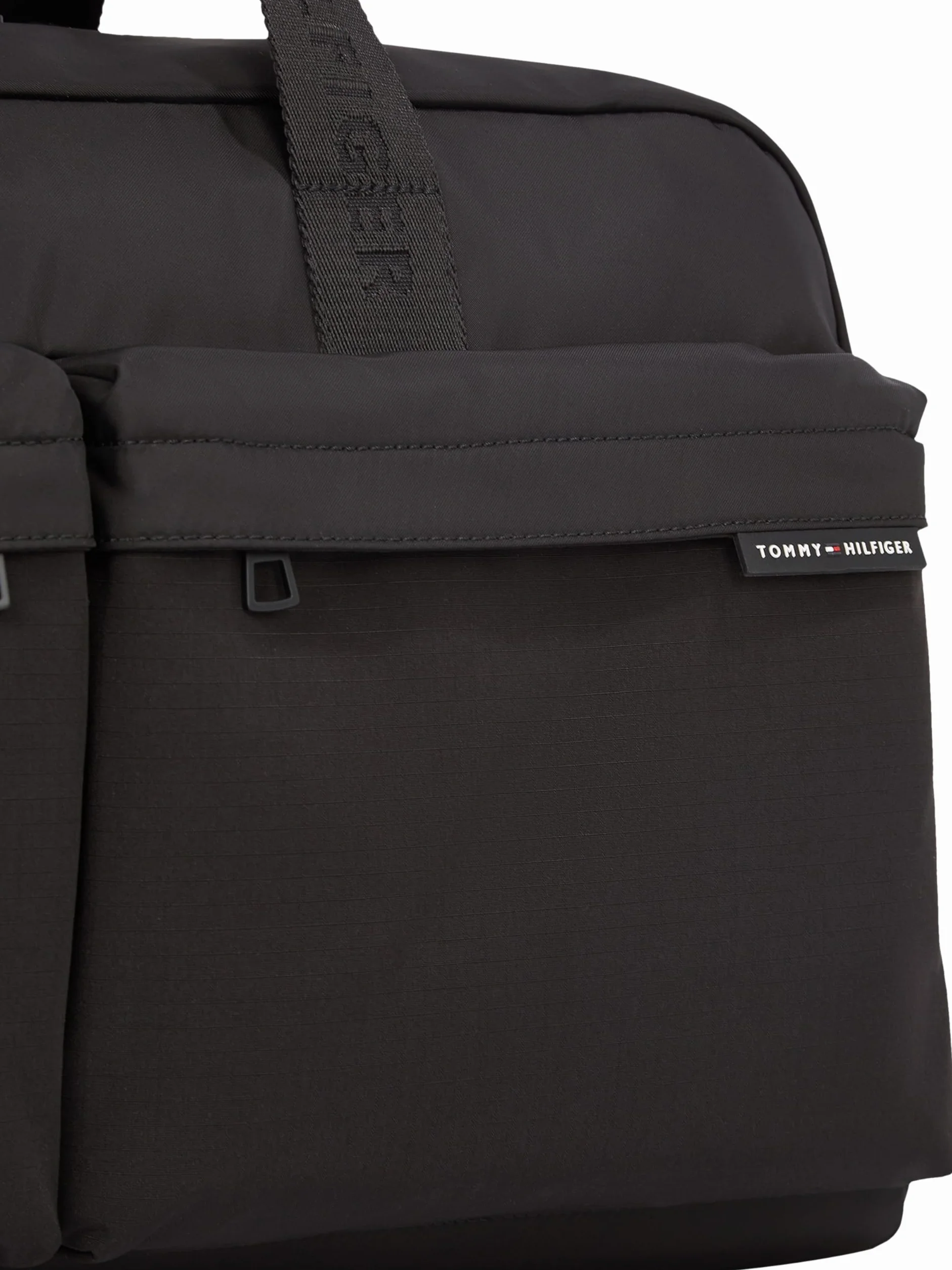 Tommy Hilfiger Męska torba sportowa TH Element Repreve AM0AM13077 Weekender, czarna (czarna), czarny (czarny)