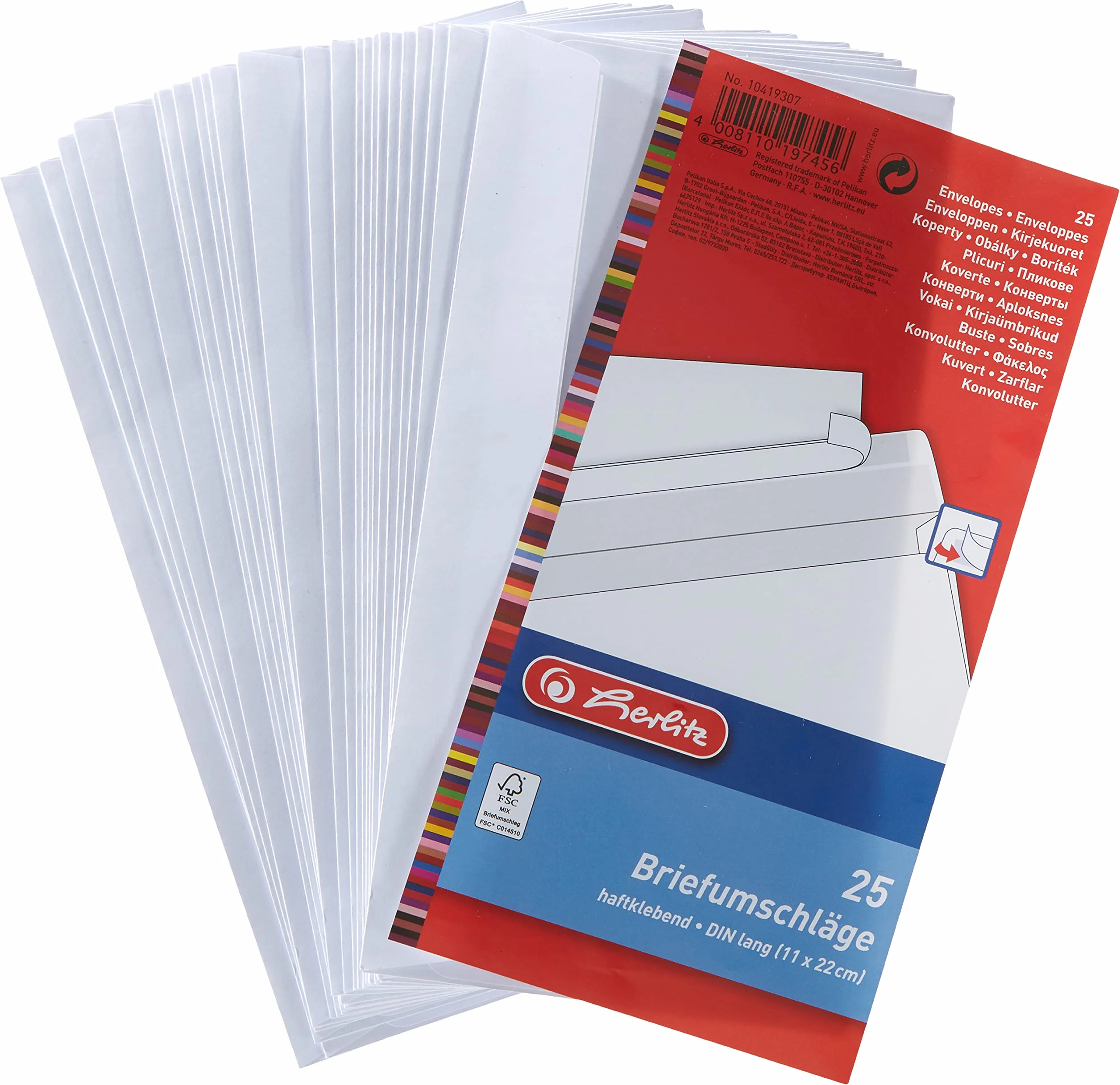 Herlitz 10419307 Koperty, Biały