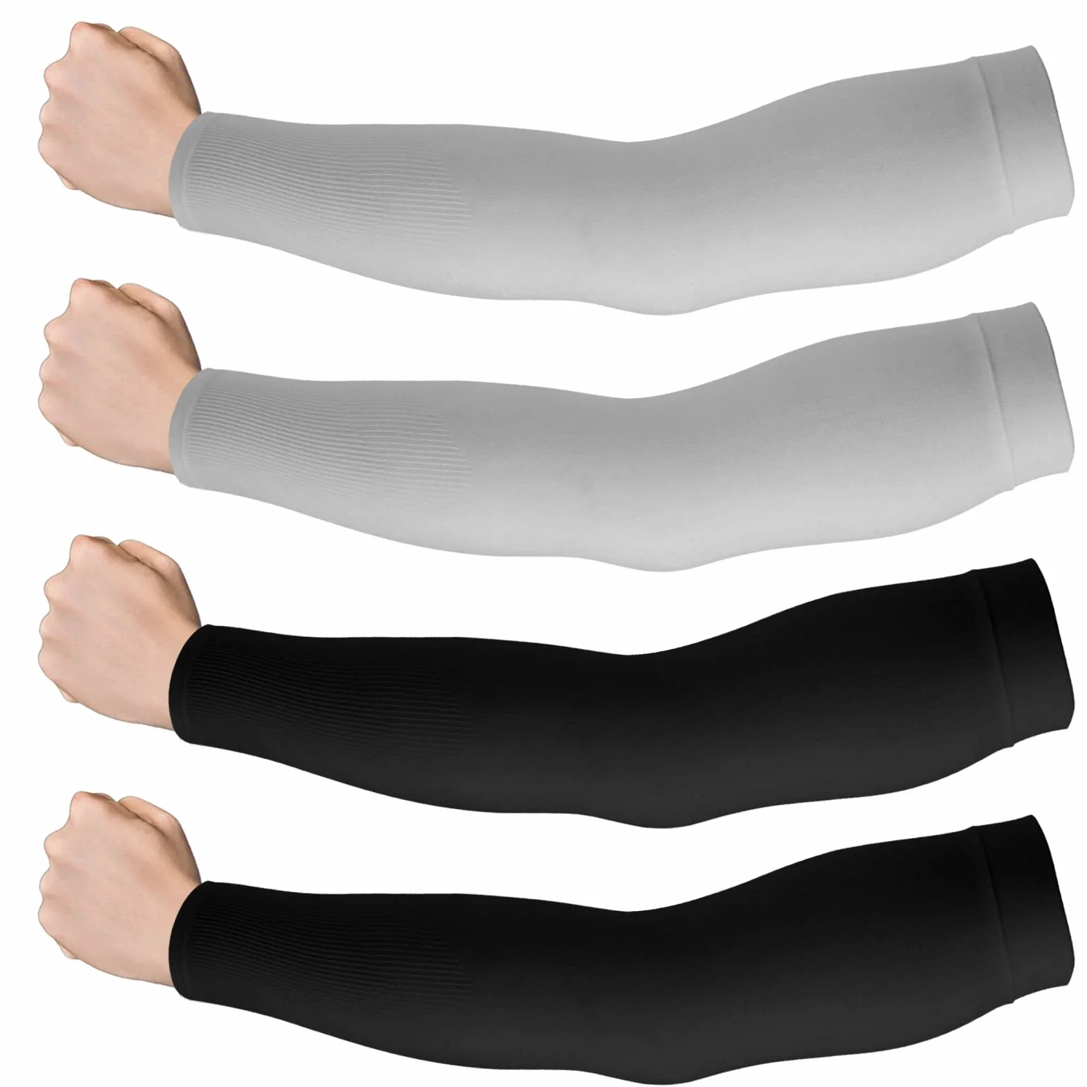 WLLHYF 2 pary rękawów chroniących przed promieniowaniem UV unisex rękawy na ramiona nylon spandex tatuaż okrycie chłodzące sportowe rękawy dla mężczyzn kobiet koszykówka piłka nożna zajęcia na świeżym
