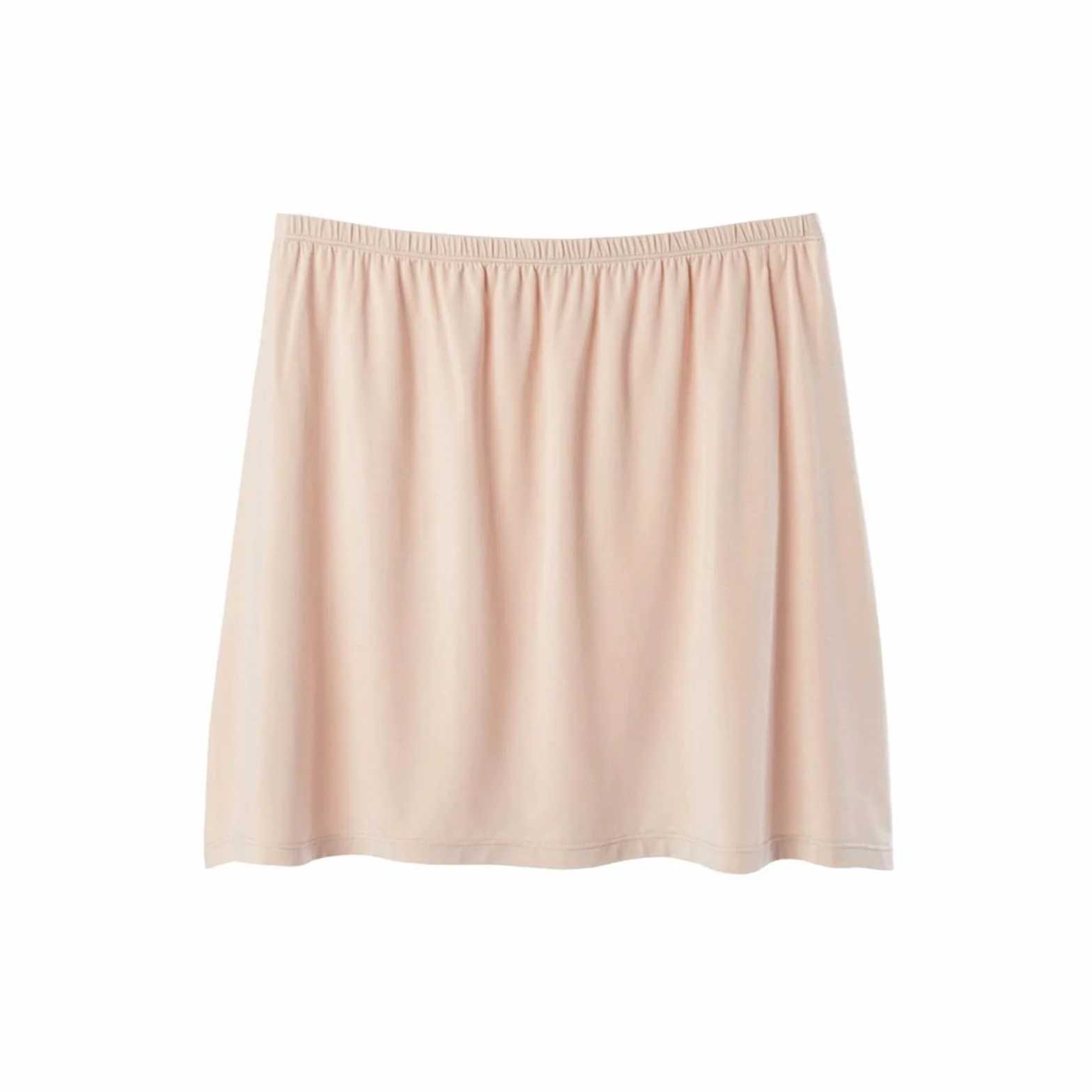Damska halka krótka, miękka, krótka, półbrock, jedwabista halka, antystatyczna, niewidoczna sukienka, S-XXL
