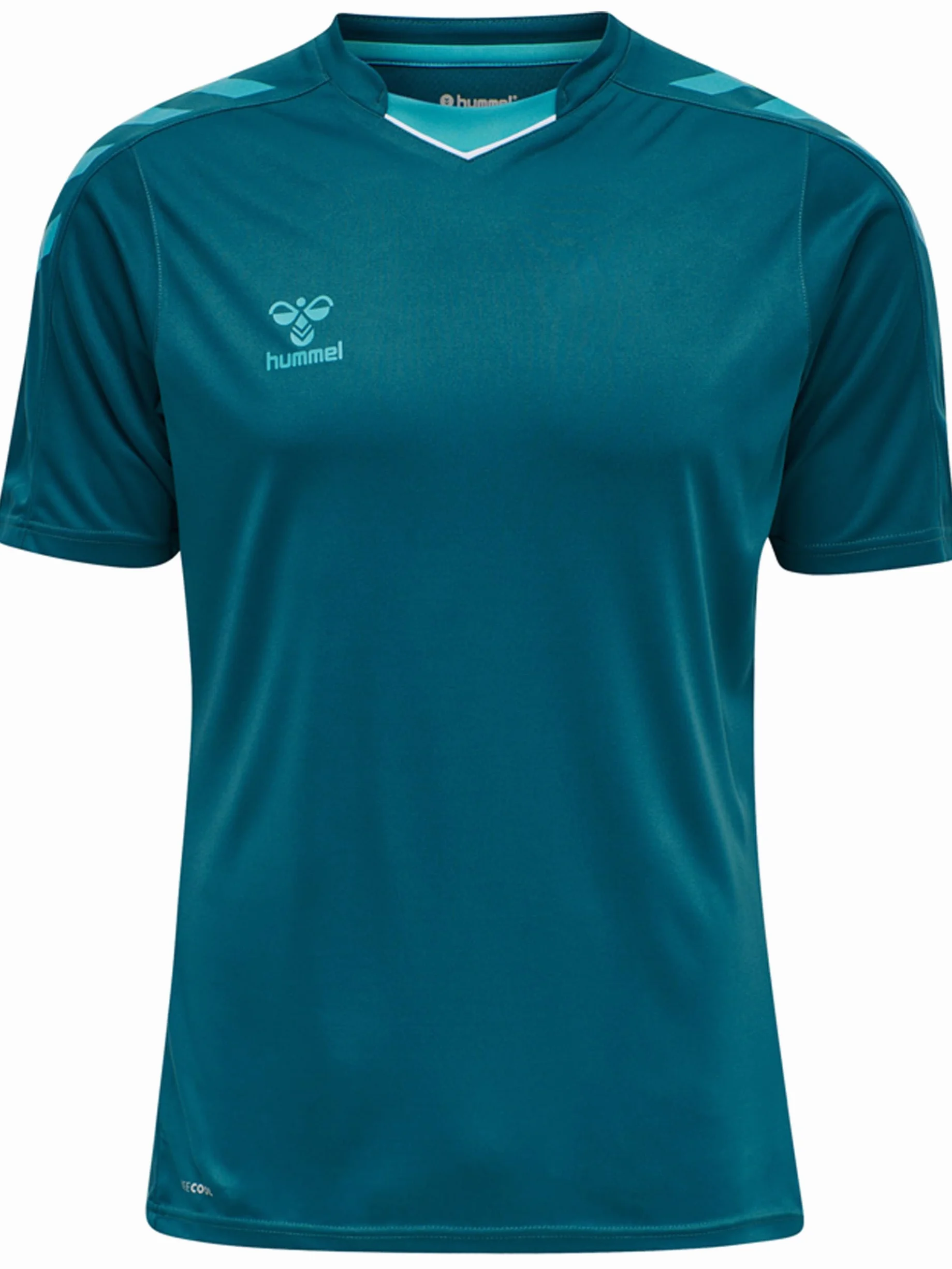 hummel Koszulka męska Hmlcore Xk Poly Jersey S/S, niebieski koralowy, M, Błękitny koral, M