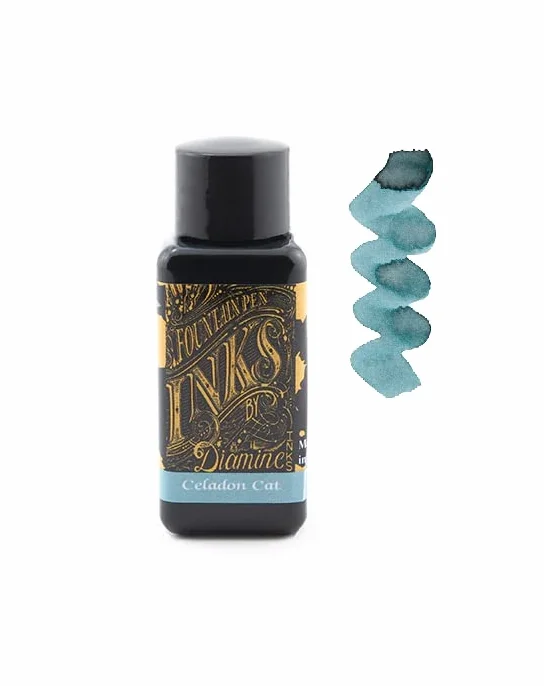 Diamine Atrament do piór wiecznych 30 ml - Celadon Cat
