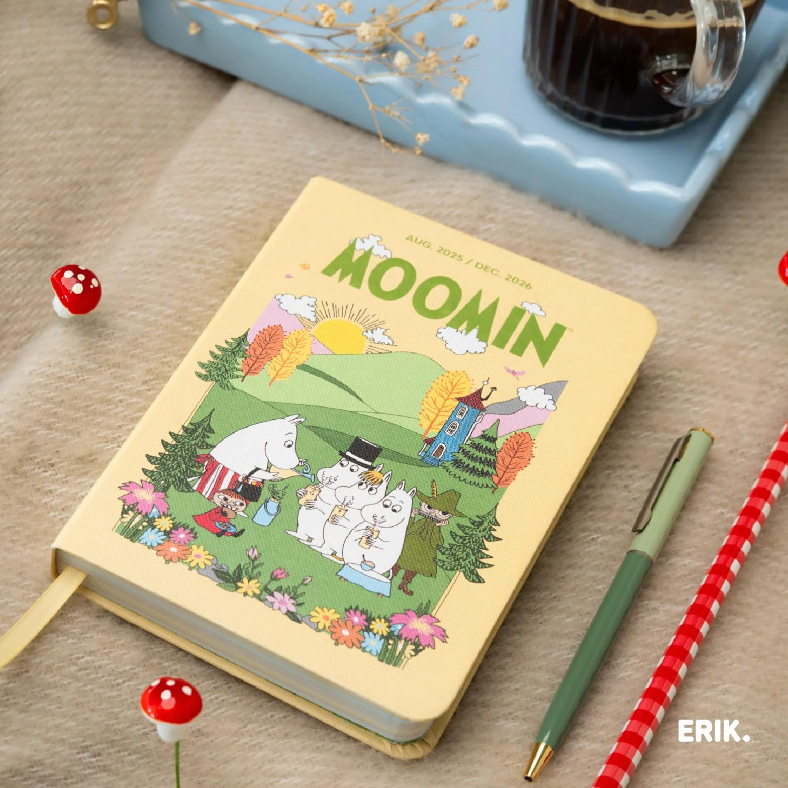 Grupo Erik Pocket Academic Diary 2025-2026 Week To View - Moomin Stationery | A6 Diary 2026 17 Month, Weekly Academic Planner 2025-2026 Mid Year | Moomins Gifts