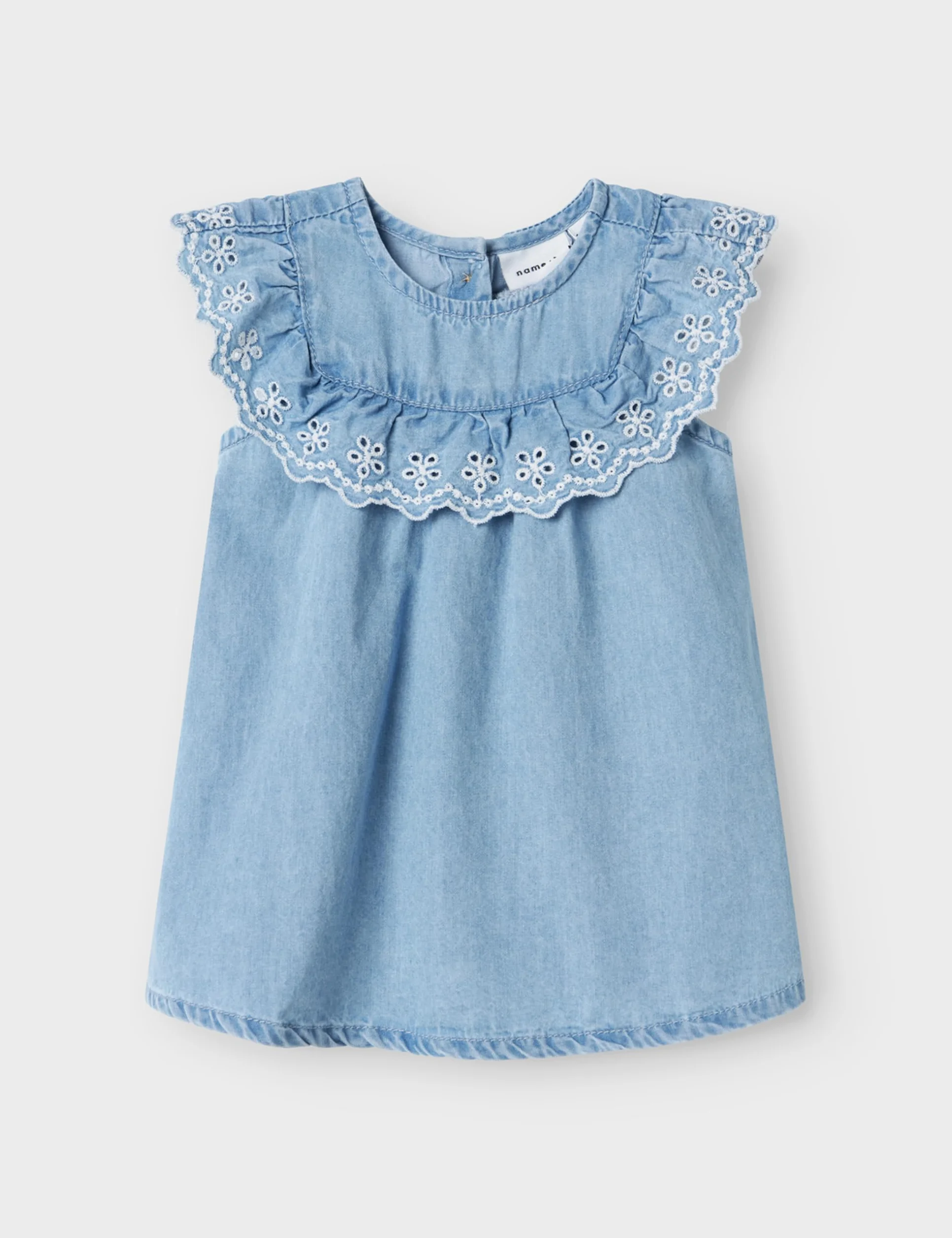 Nbfhera DNM Dress 3771-Yx H, jasnoniebieski (light blue denim), 74