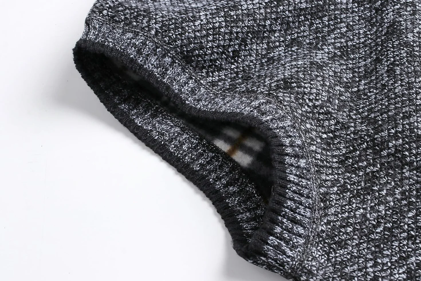 Męski dzianinowy kardigan bez rękawów, zamek błyskawiczny, dekolt w serek, kamizelka, klasyczny sweter z dzianiny, kamizelka slim fit, kurtka, topy z kieszeniami