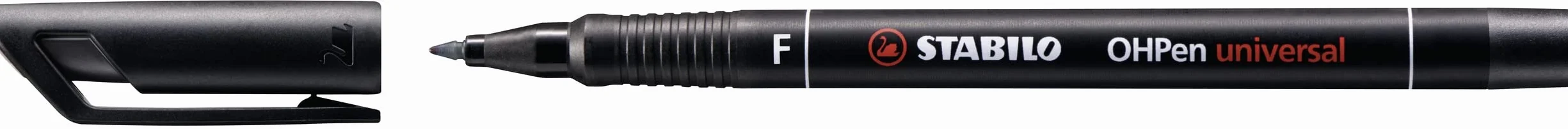 Marker permanentny STABILO OHPen - 1 sztuka marker drobna końcówka 0,7mm - tusz permanentny -czarny