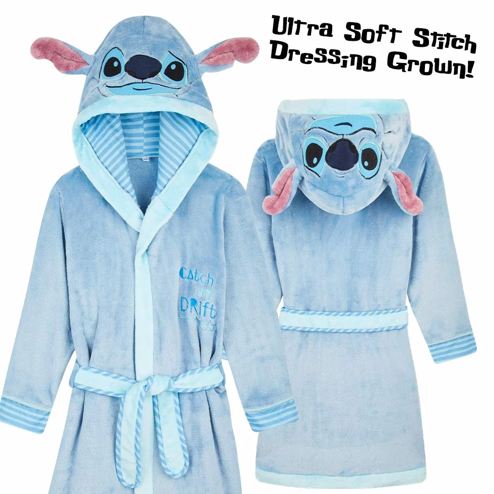 Disney Szlafrok dziecięcy, Lilo i ścieg, Król Lew, Szlafrok Mickey Dziewczęta Chłopcy, Prezenty