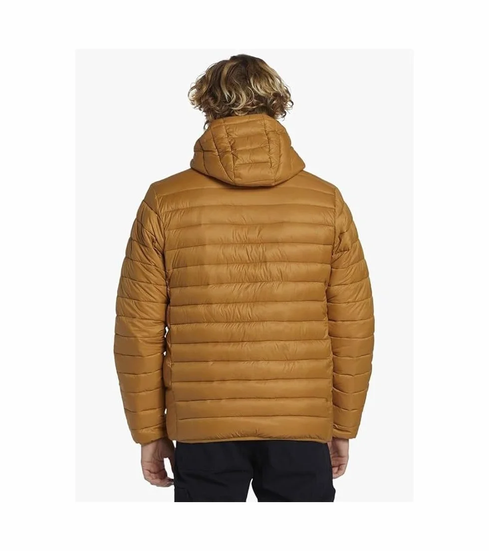 Quiksilver Męska kurtka scaly kaptur, br?zowy, M