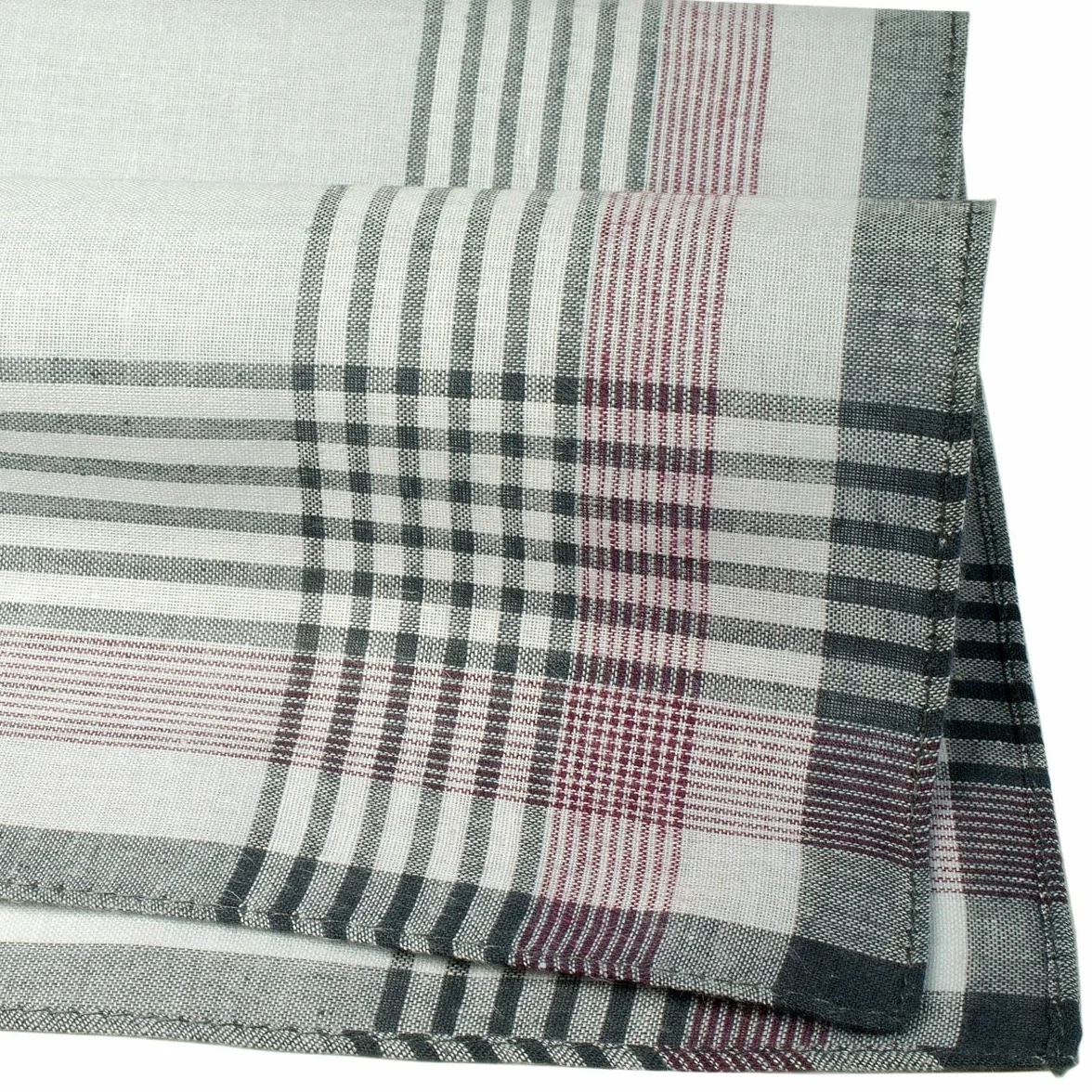 9 Dużych Chusteczek z Tkaniny dla Mężczyzn - 100% Bawełna - 40x40 cm - Model Gaspard