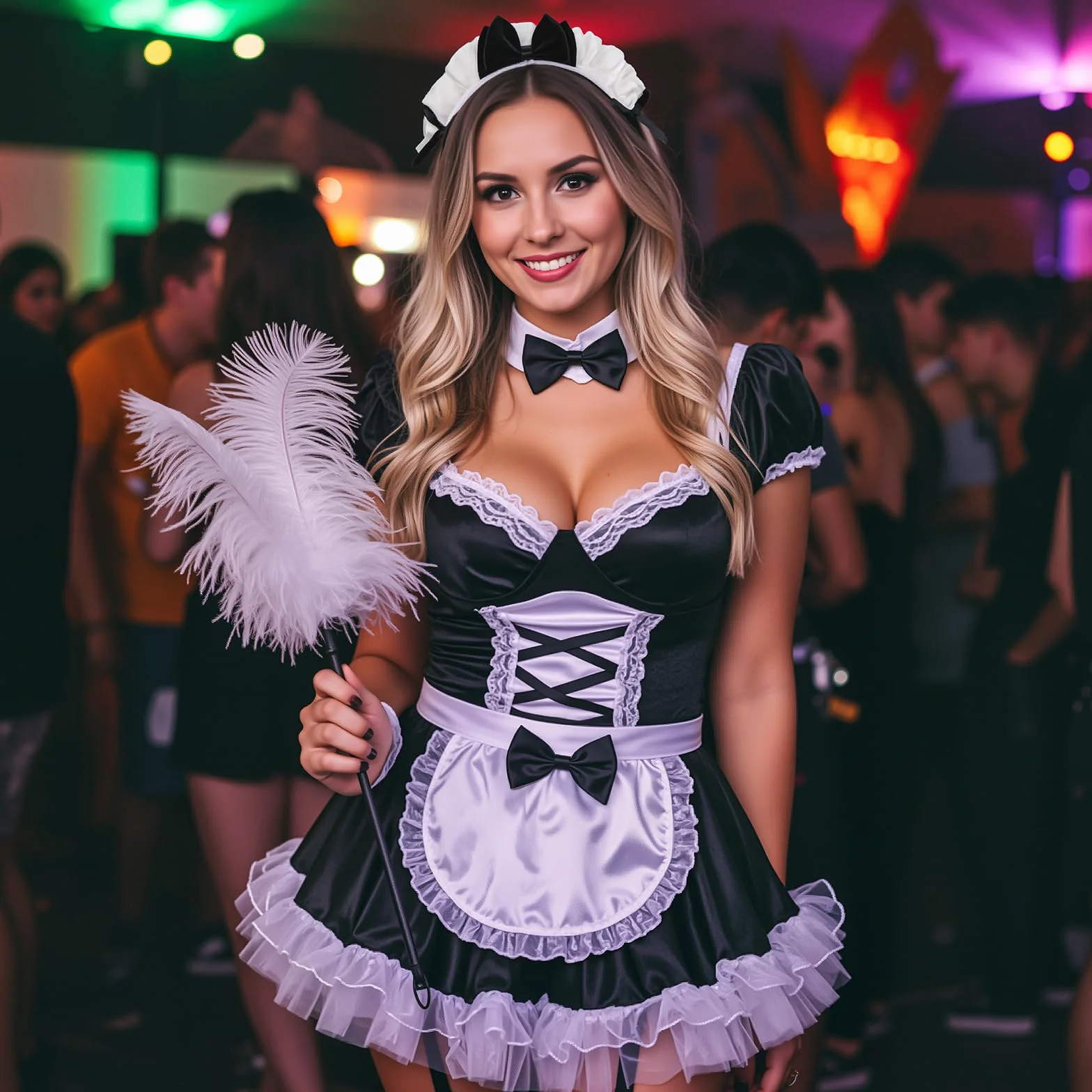 opaska na czoło, koronkowa, czarna, dla kobiet, pokojówek, anime, cosplay, nakrycie głowy z kokardką, modne opaski na czoło, ozdoba do włosów dla kobiet, dziewcząt, cosplay, na imprezę