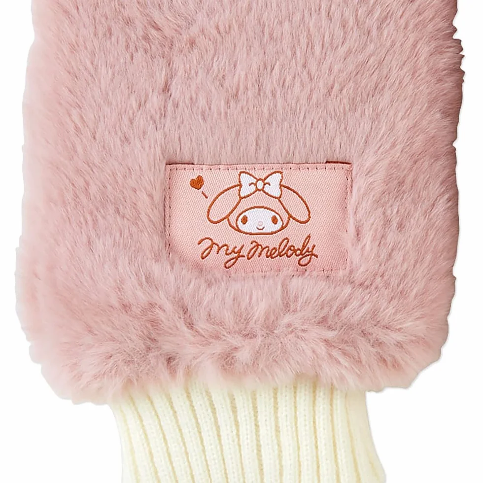 Sanrio 572403 My Melody Rękawice ze sztucznego futra, Można prać ręcznie. Proszę sprawdzić instrukcję prania, rozmiar uniwersalny