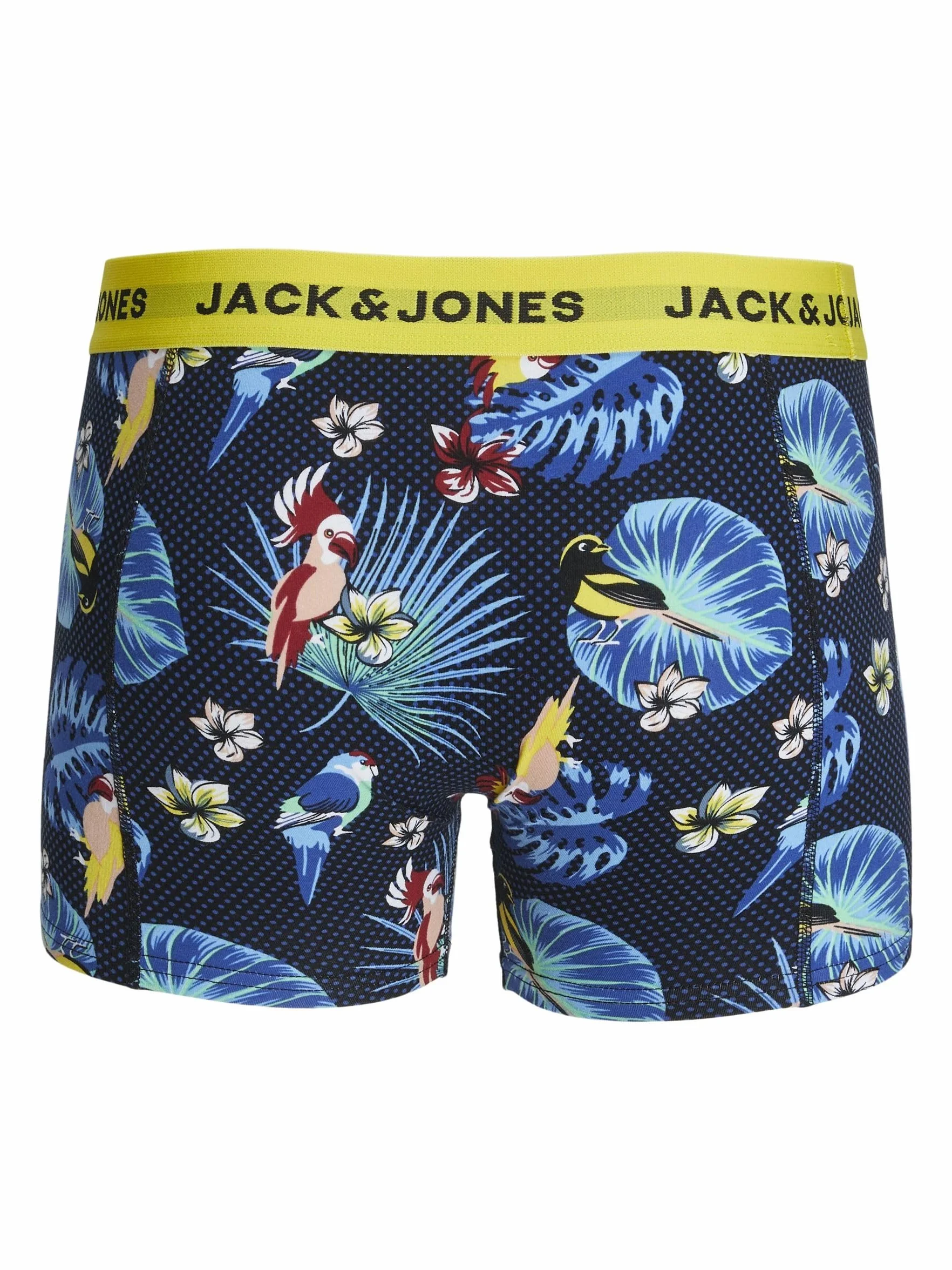 JACK & JONES Bokserki męskie, Surf the Web/Szczegóły: czarny - czarny, L
