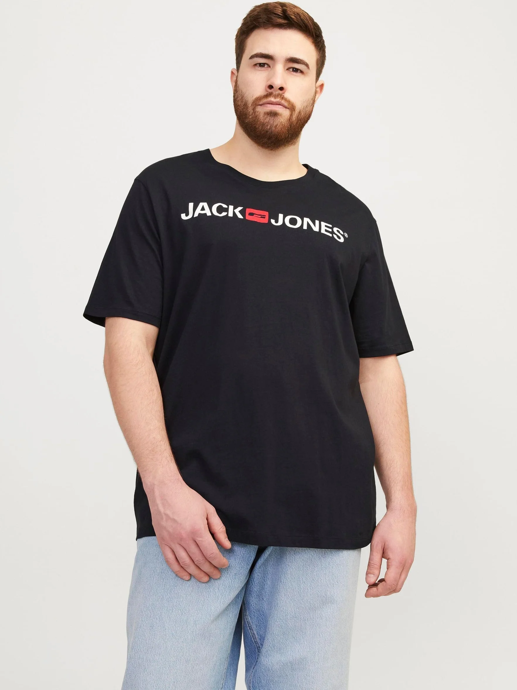 JACK & JONES Podkoszulek Mężczyźni Jjecorp Logo Tee Ss Crew Neck Noos