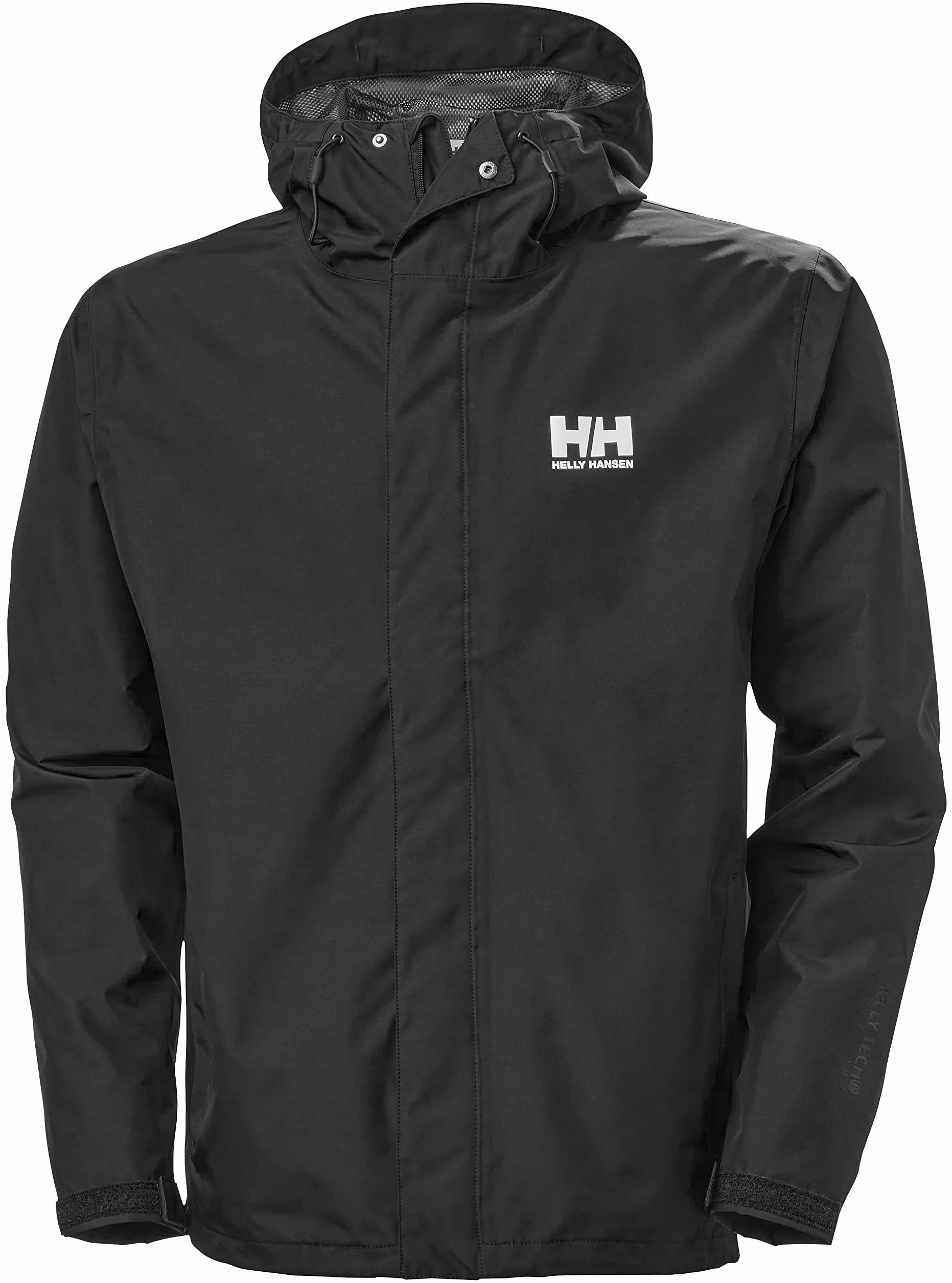 Helly Hansen Mężczyźni Seven J Rain Jacket Kurtka Wodoodporna, Czarny, M