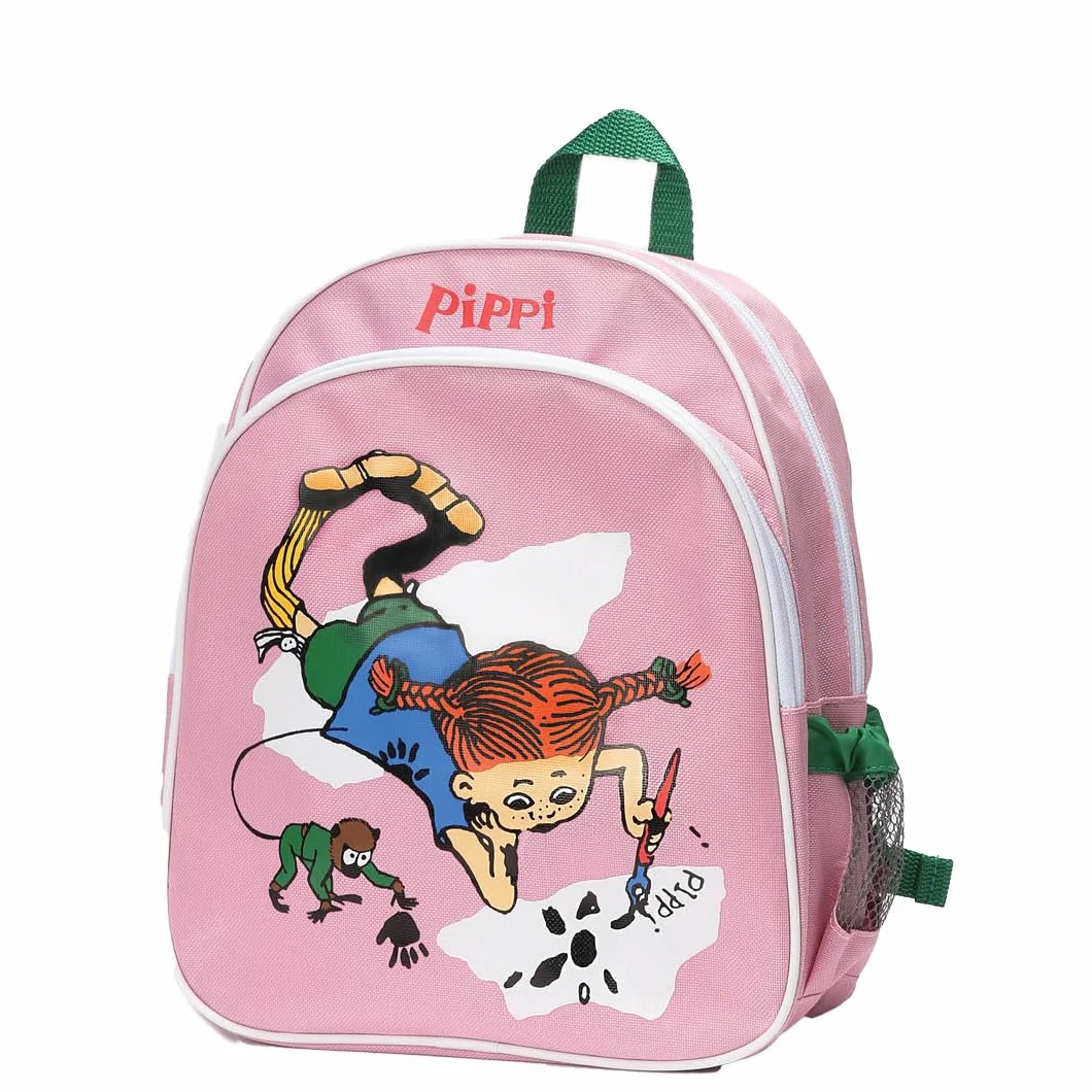 Pippi Langstrumpf Torba podróżna – różowa walizka dziecięca – plecak dla dziewcząt i chłopców – tworzywo sztuczne i poliester – wiek 3+
