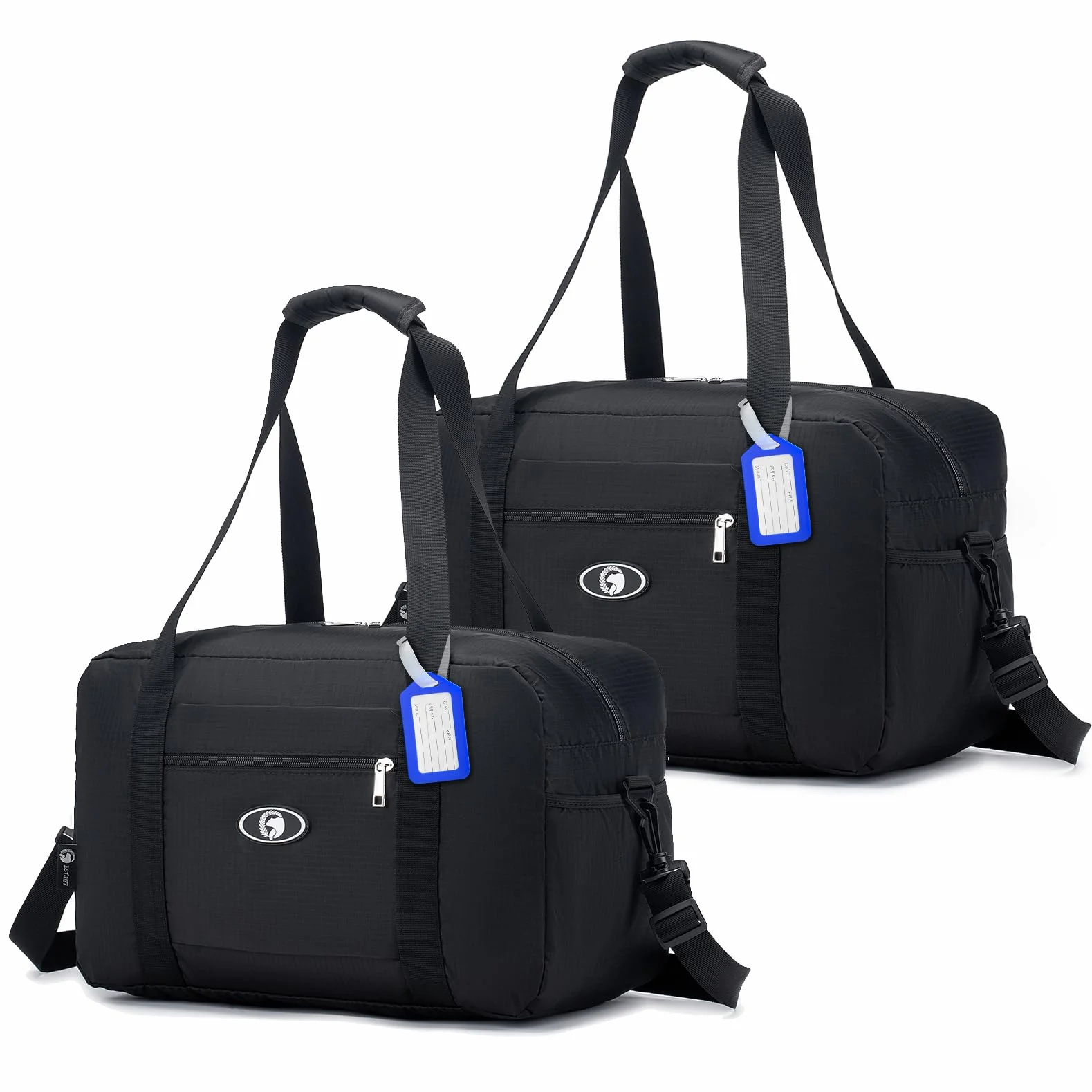 SPAHER 2X Torba kabinowa 40x20x25cm Ryanair Składana torba podróżna marynarska Bagaż podręczny Mała torba kabinowa pod siedzeniem Lekka torba podróżna Walizka Torebka