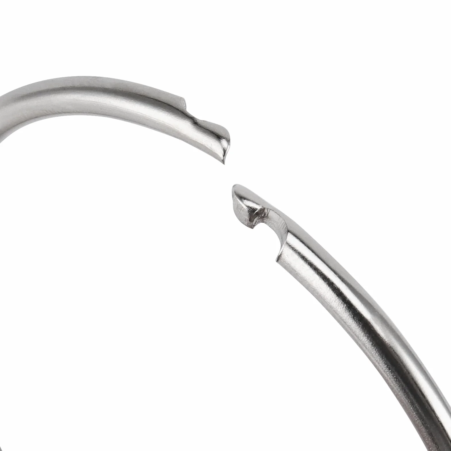 40 sztuk pierścieni do książek, metalowe pierścienie do indeksowania, pierścienie introligatorskie, okrągłe pierścienie prysznicowe, łączniki luźnych liści, średnica wewnętrzna 50 mm, do