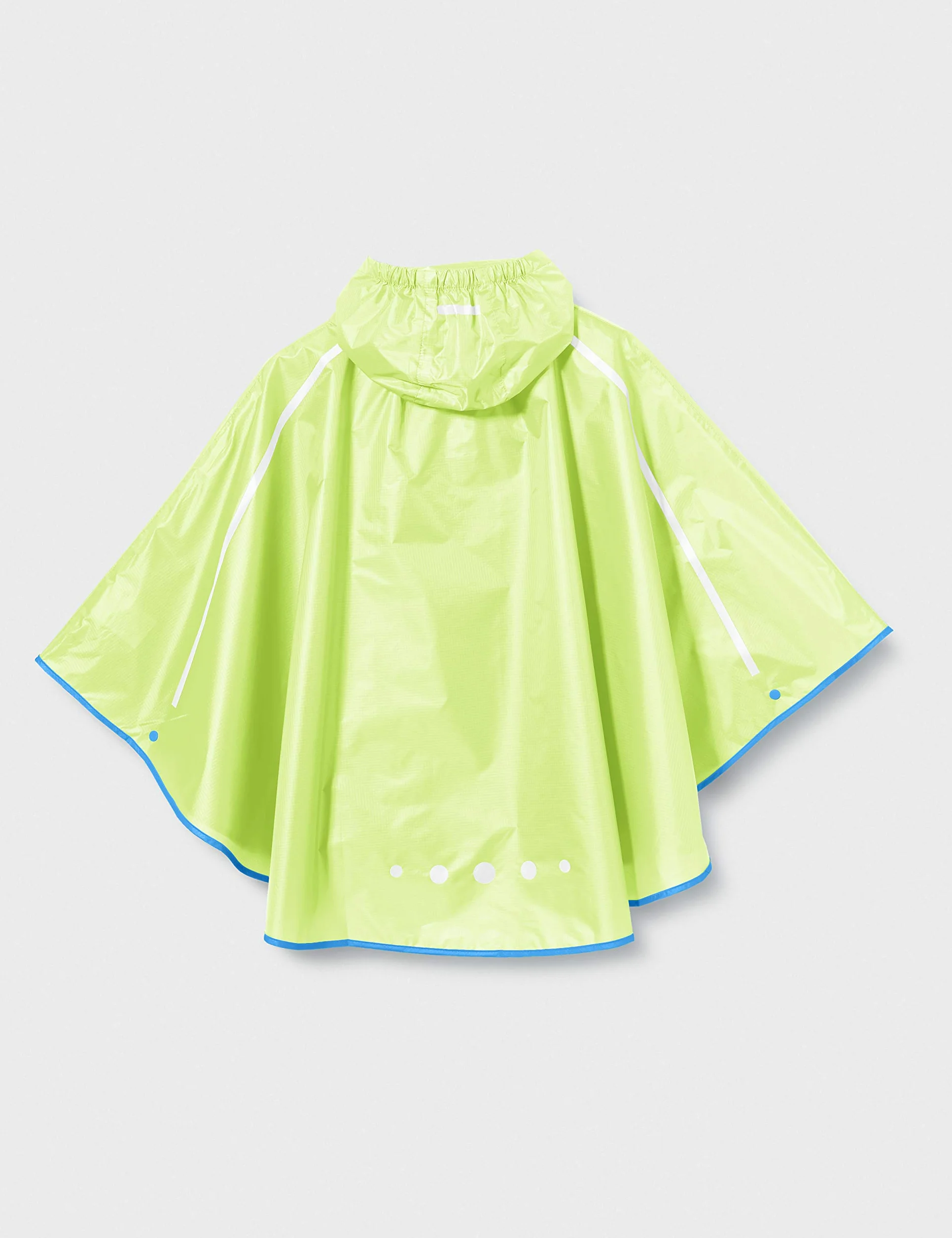Playshoes Unisex dziecięce ponczo przeciwdeszczowe, składane, kurtka przeciwdeszczowa, odzież przeciwdeszczowa, żółty neonowy, M