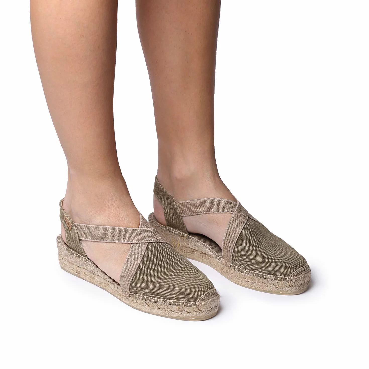 TONI PONS VERDI-V - Vegan wedge espadrille for women by Toni Pons made of cotton fabric.