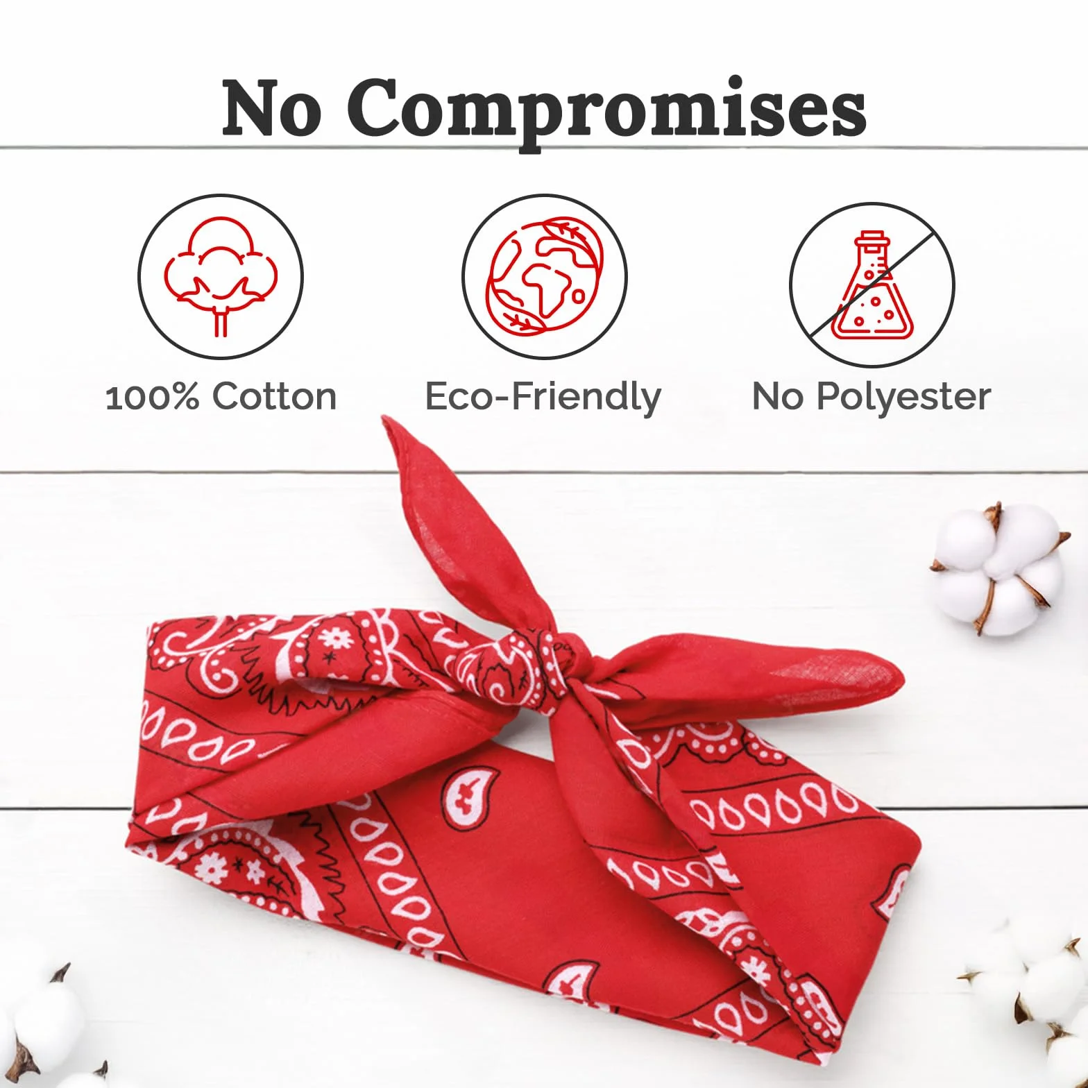 AURAE Czarna bandana – 100% bawełna i naturalne włókna – czarna chustka bez poliestru – miękka, trwała i nadająca się do prania w pralce – dla mężczyzn i kobiet – uniseks i dzieci