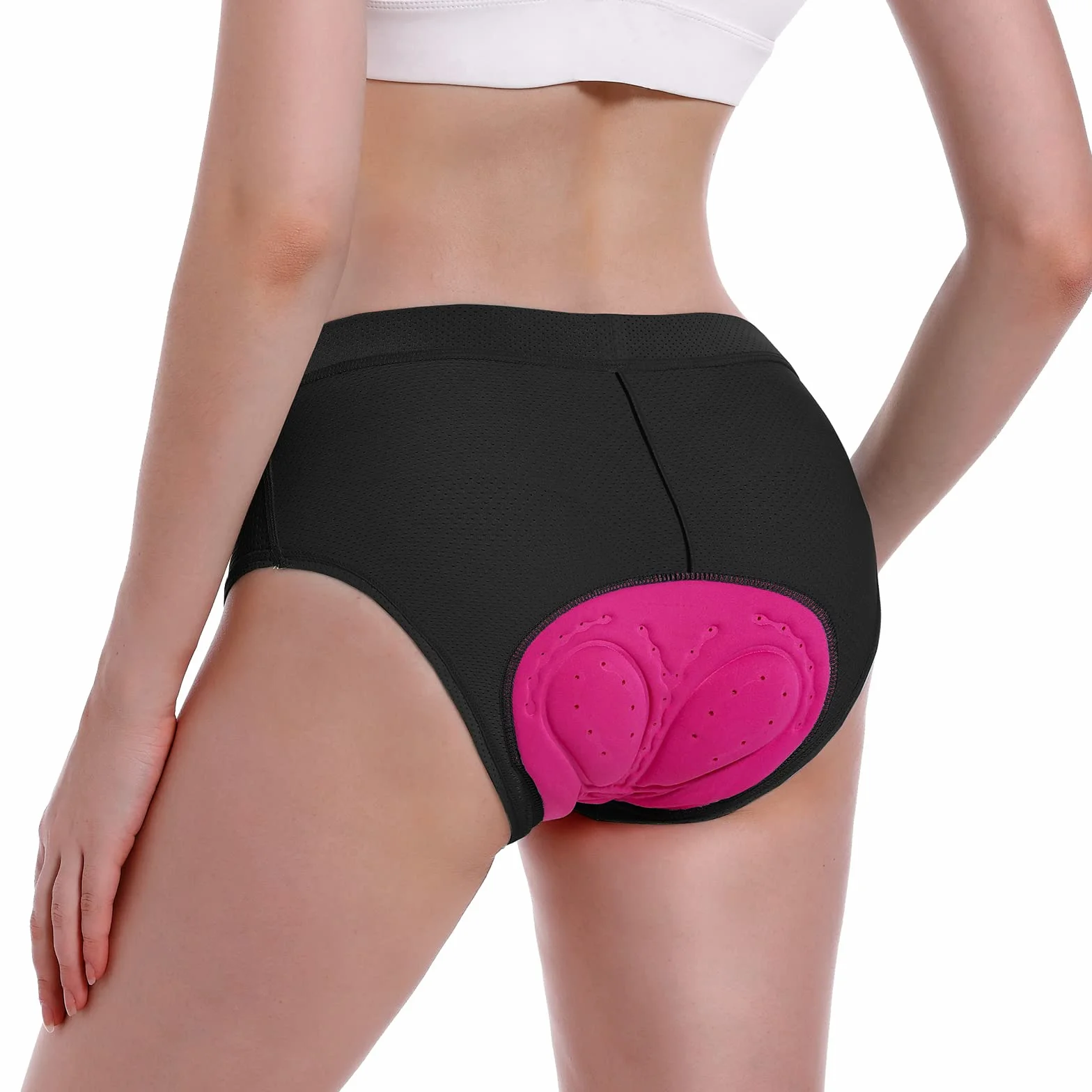 MEETWEE Damskie spodenki rowerowe, 4D wyściełane legginsy rowerowe szybkoschnące oddychające antypoślizgowe spodenki rowerowe damskie