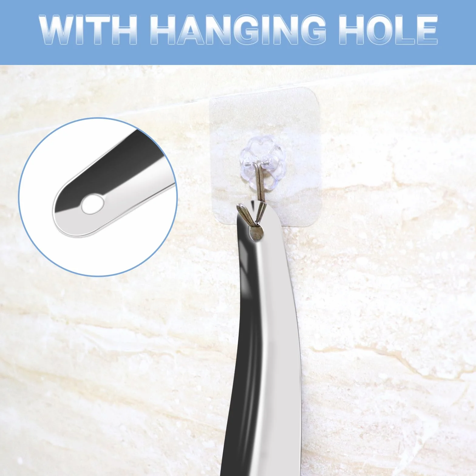 Łyżka do butów 16 cm mała, metalowa łyżka do butów ze stali nierdzewnej Shoe Horn, łyżka do butów z otworami do zawieszenia dla wszystkich rozmiarów stóp dla mężczyzn, kobiet, dzieci