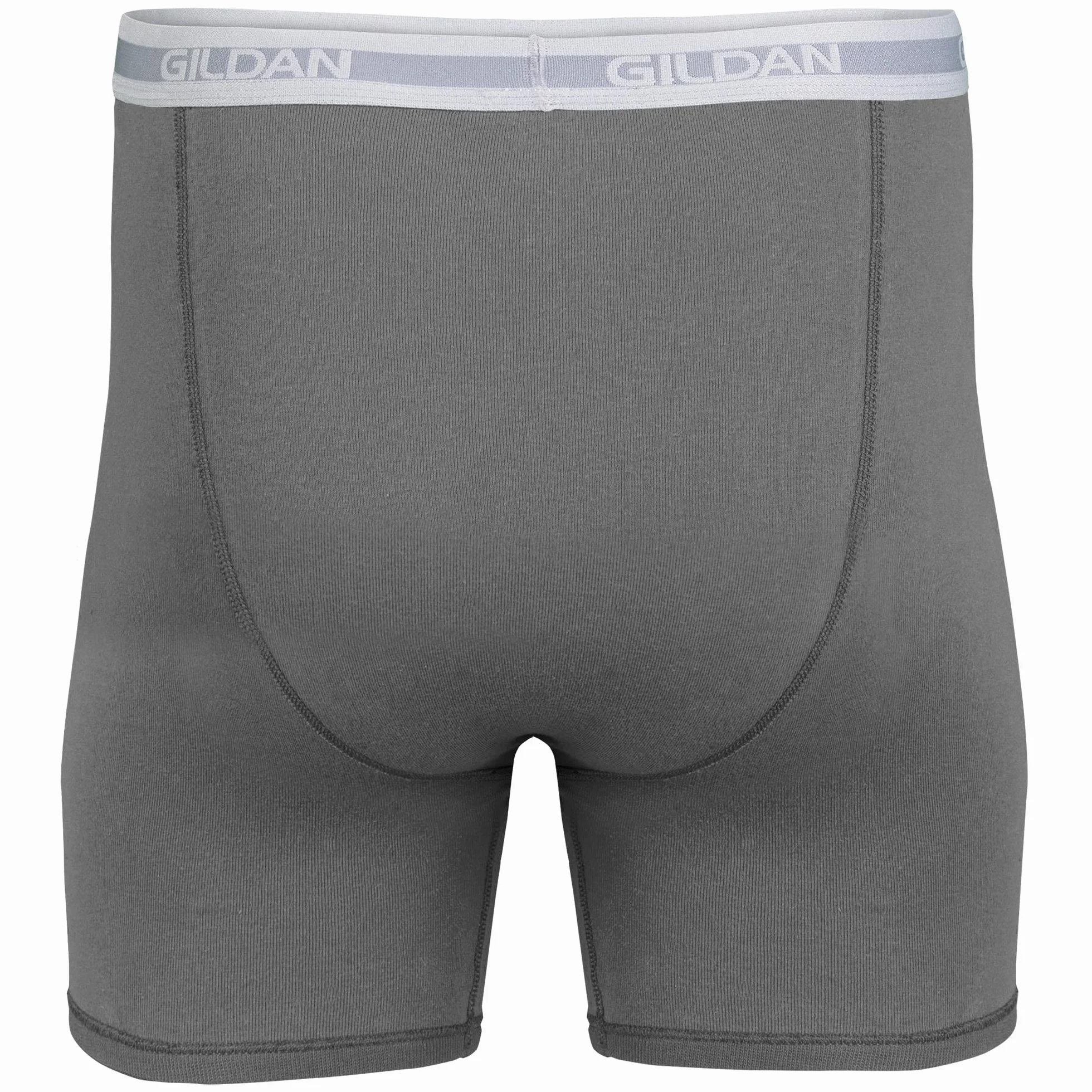 Gildan Men's Underwear Boxer Briefs, Multipack, Charcoal/Navy/Sport Grey/Military Stripe/Charcoal (5-Pack), Large