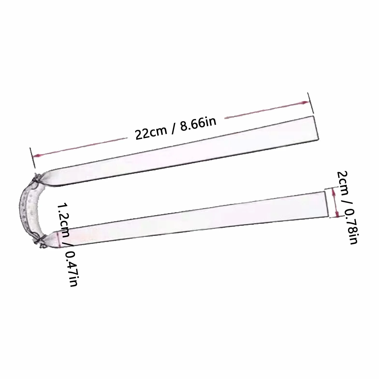 Gumowe taśmy gumowe do procy, 12 sztuk, 2,0 mm, płaskie gumki, pogrubione, na polowania, katapulty, profesjonalne taśmy gumowe, proca, proca, silna wymiana