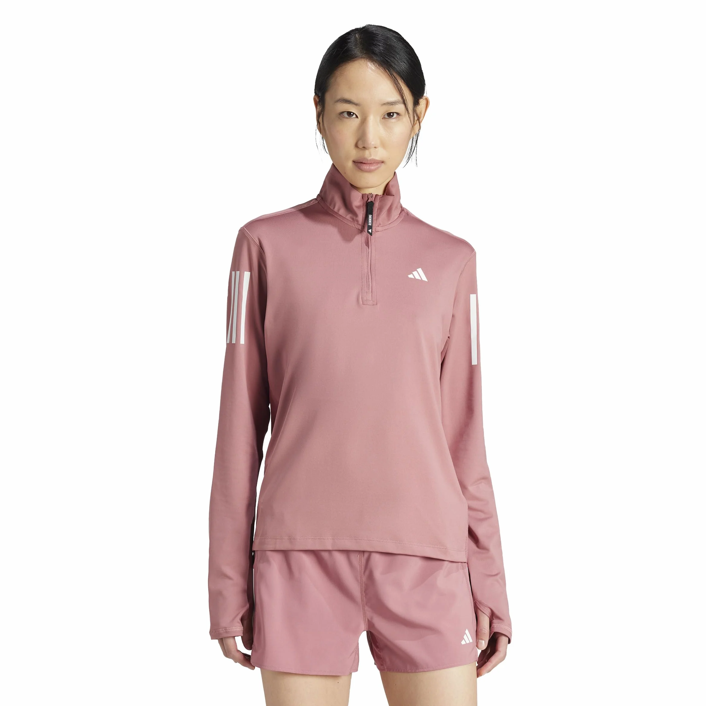 adidas Kobiety Own the Run Half-Zip Jacket, preloved crimson, L