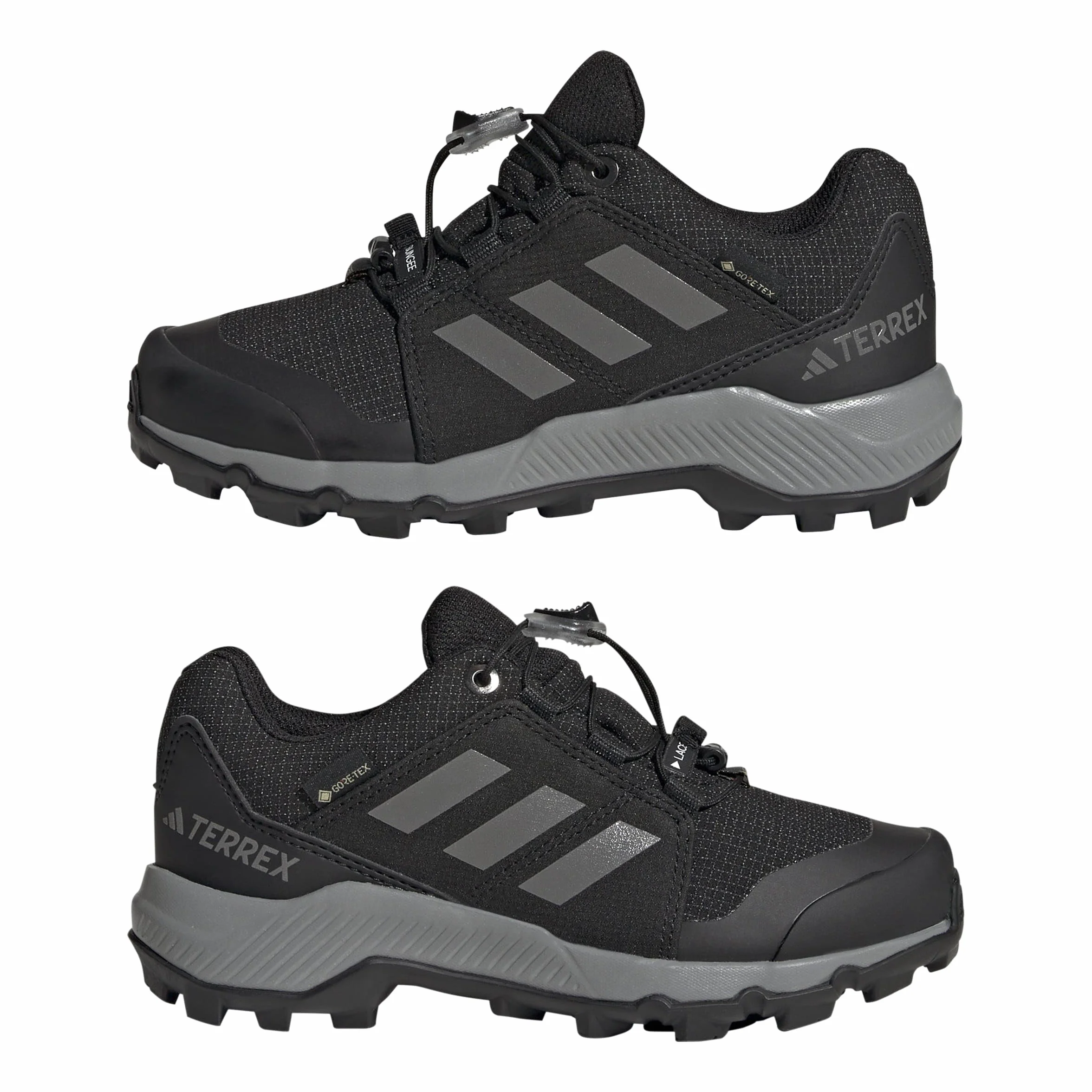 adidas Uniseks - dzieci Terrex Gore-Tex Hiking Kids Shoes, Core Black/Grey Three/Core Black, 31 EU