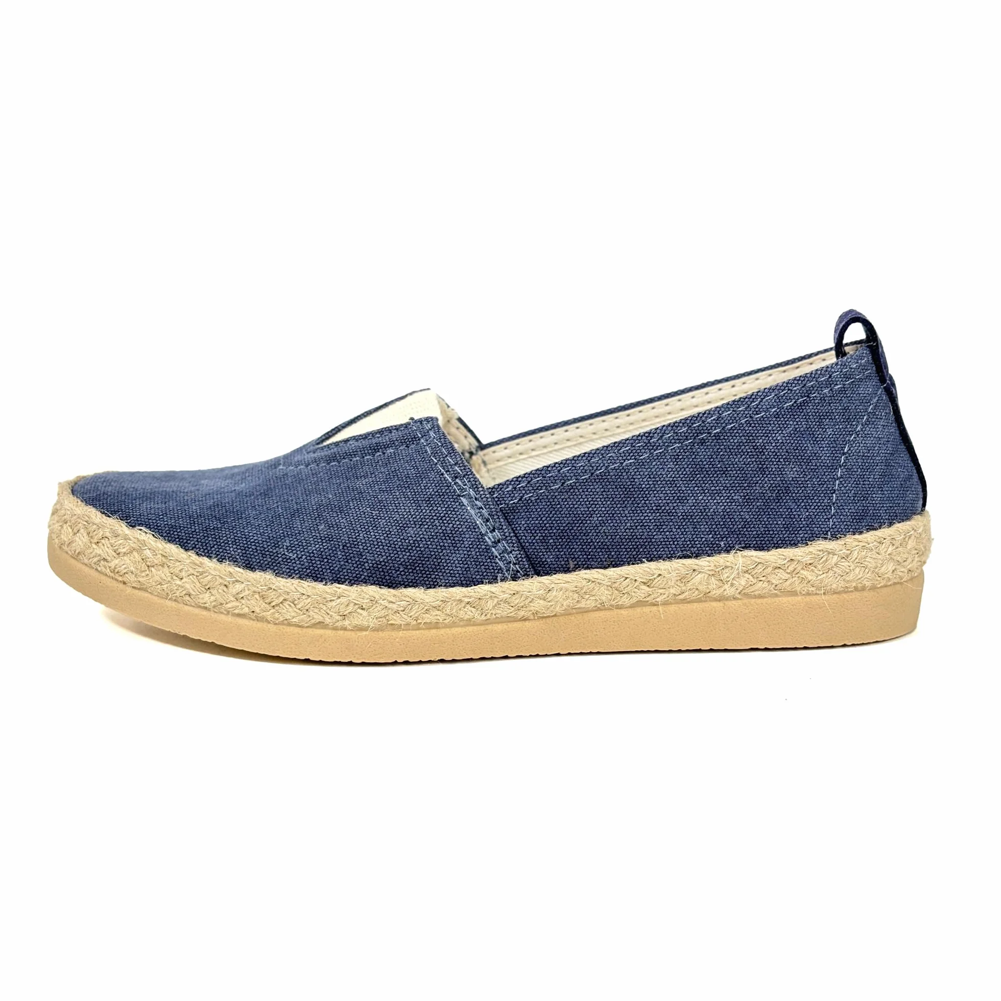 JOMIX Espadryle męskie wygodne buty żeglarskie, eleganckie buty letnie, na plażę, na lato, bez sznurowadeł, płaskie buty rekreacyjne