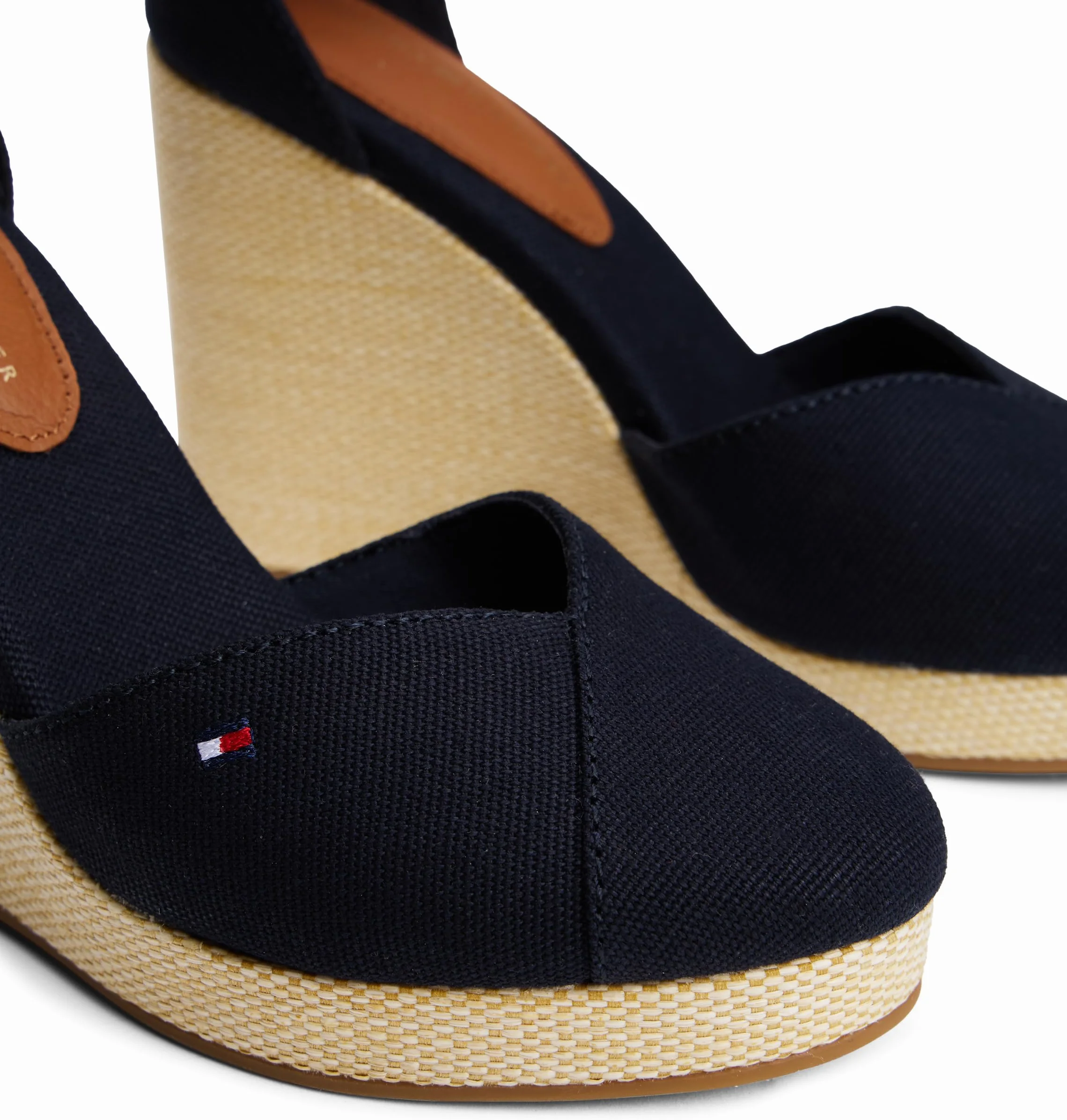 Tommy Hilfiger Kobiety Flag High Wedge Espad Closed ToeEspadryle na koturnie